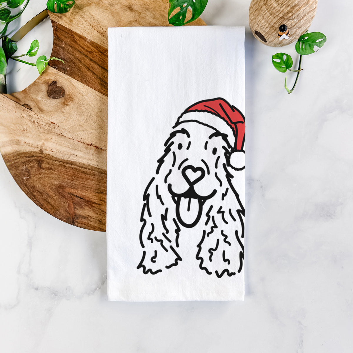 Jolly English Cocker Spaniel - Dolly - Tea Towel