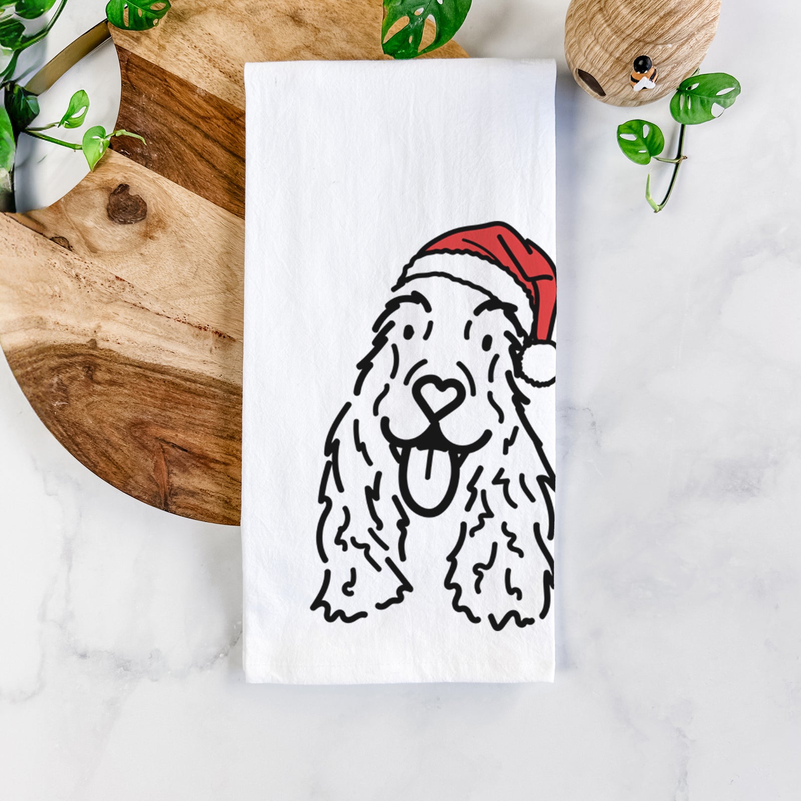Jolly English Cocker Spaniel - Dolly - Tea Towel