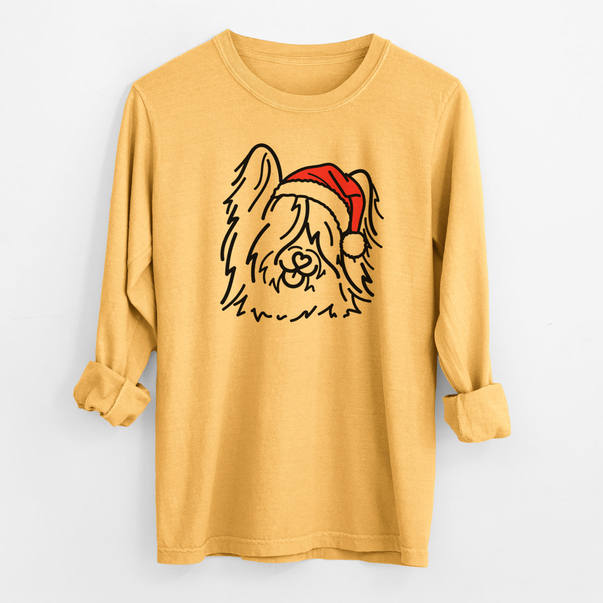 Jolly Skye Terrier - Dougal - Heavyweight 100% Cotton Long Sleeve