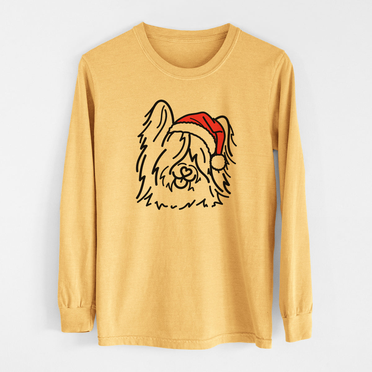 Jolly Skye Terrier - Dougal - Heavyweight 100% Cotton Long Sleeve