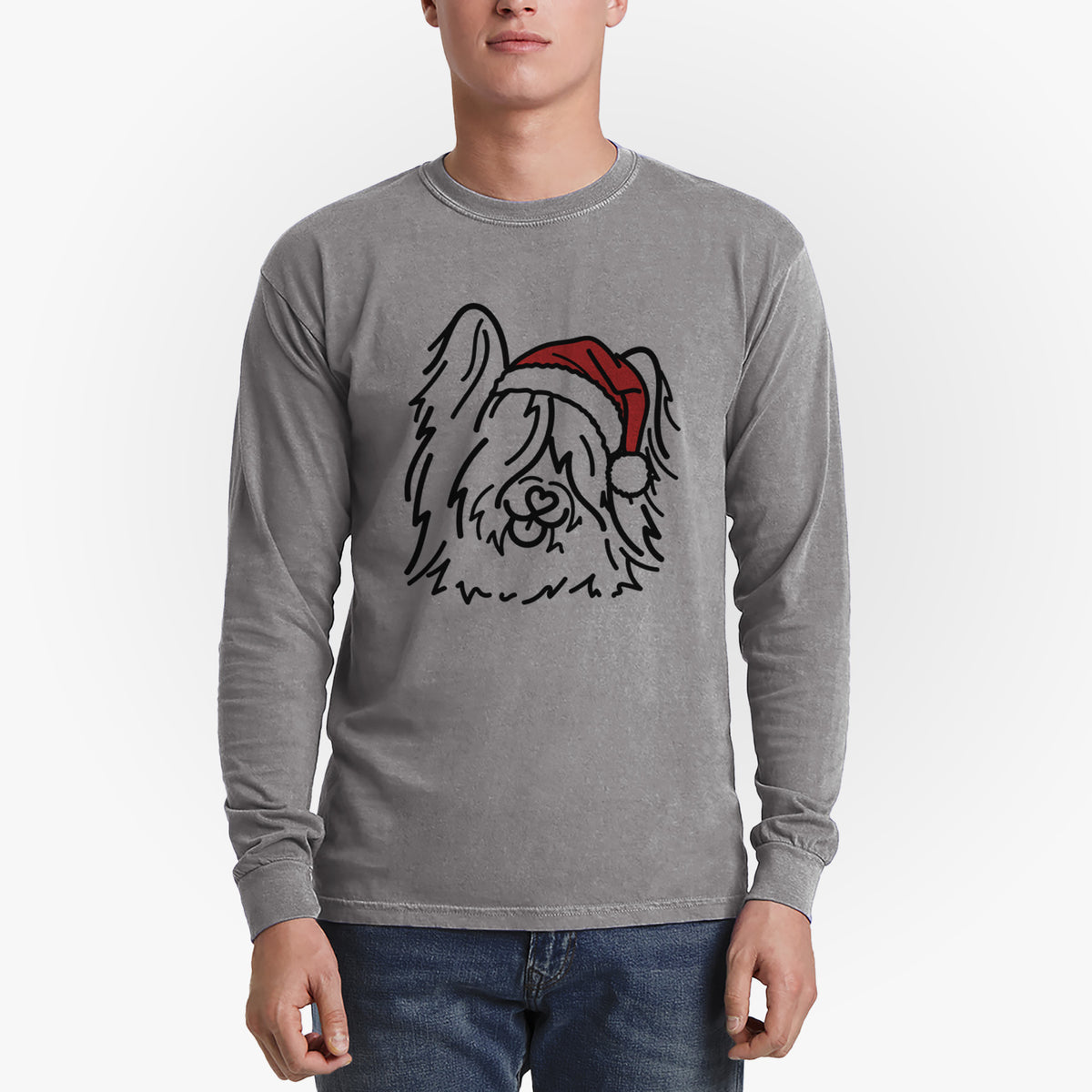 Jolly Skye Terrier - Dougal - Heavyweight 100% Cotton Long Sleeve