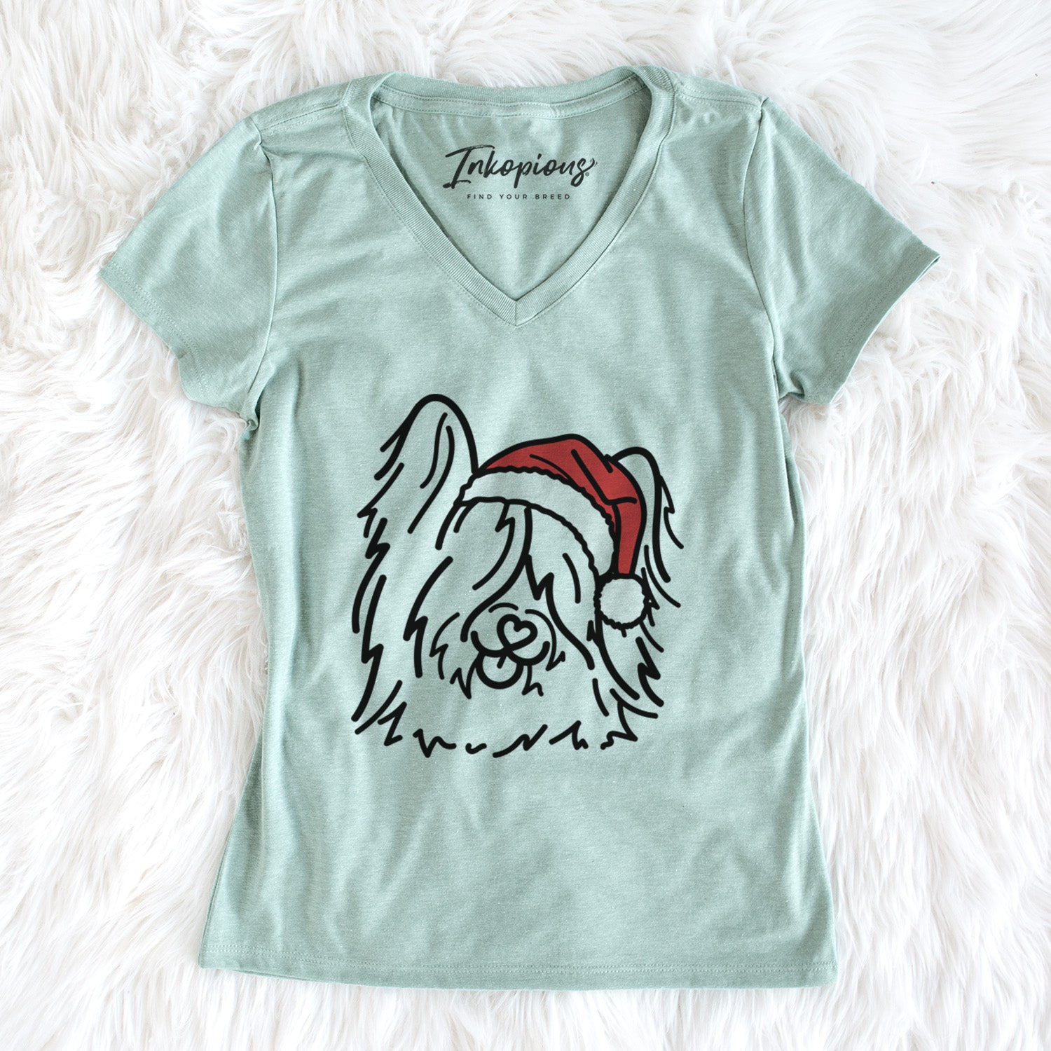 Jolly Skye Terrier - Dougal - Women's Perfect V-neck Shirt