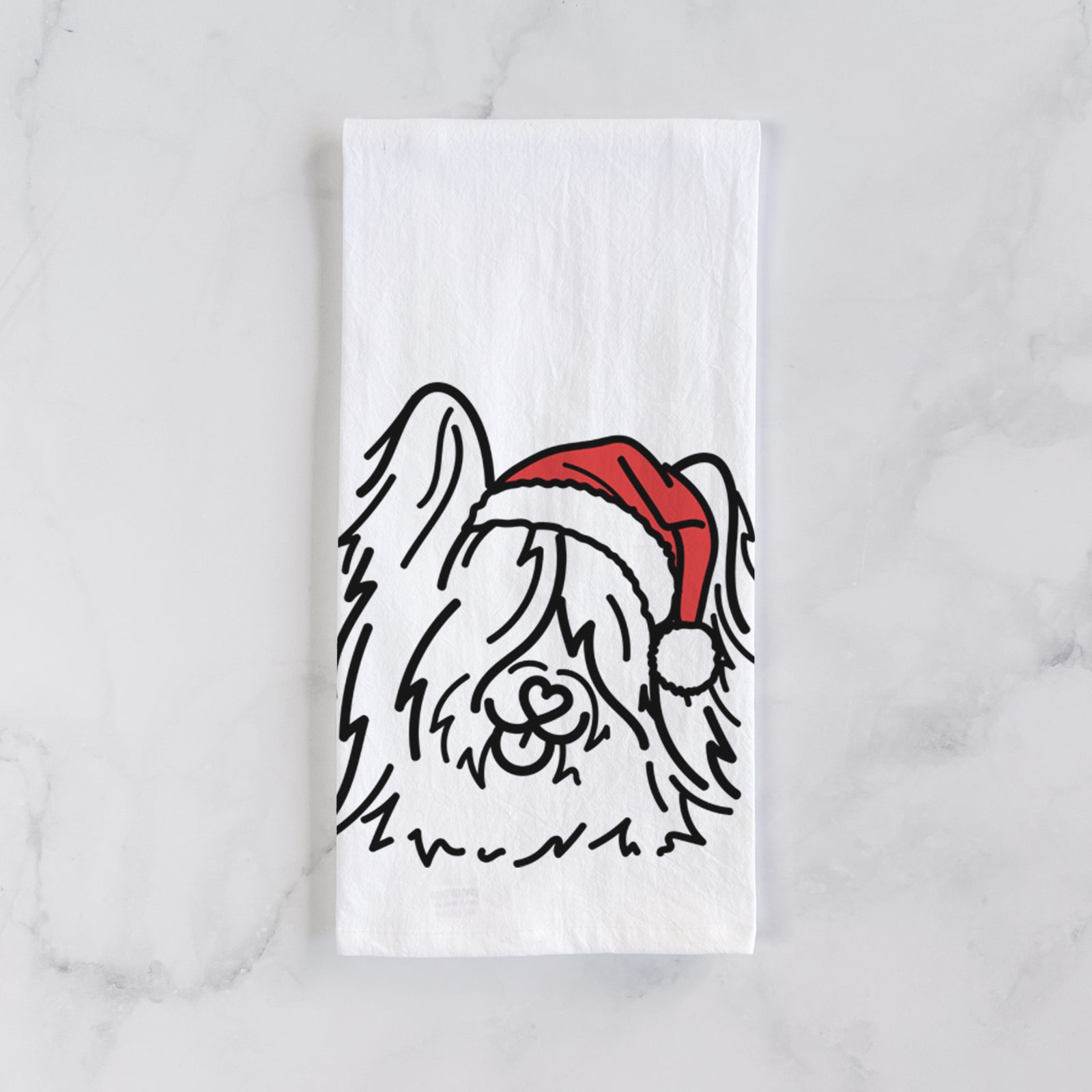 Jolly Skye Terrier - Dougal - Tea Towel