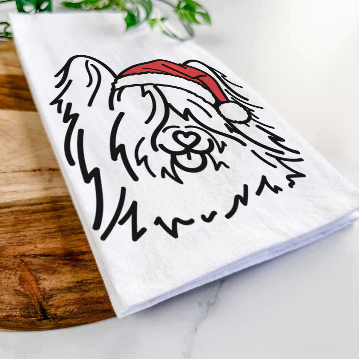 Jolly Skye Terrier - Dougal - Tea Towel