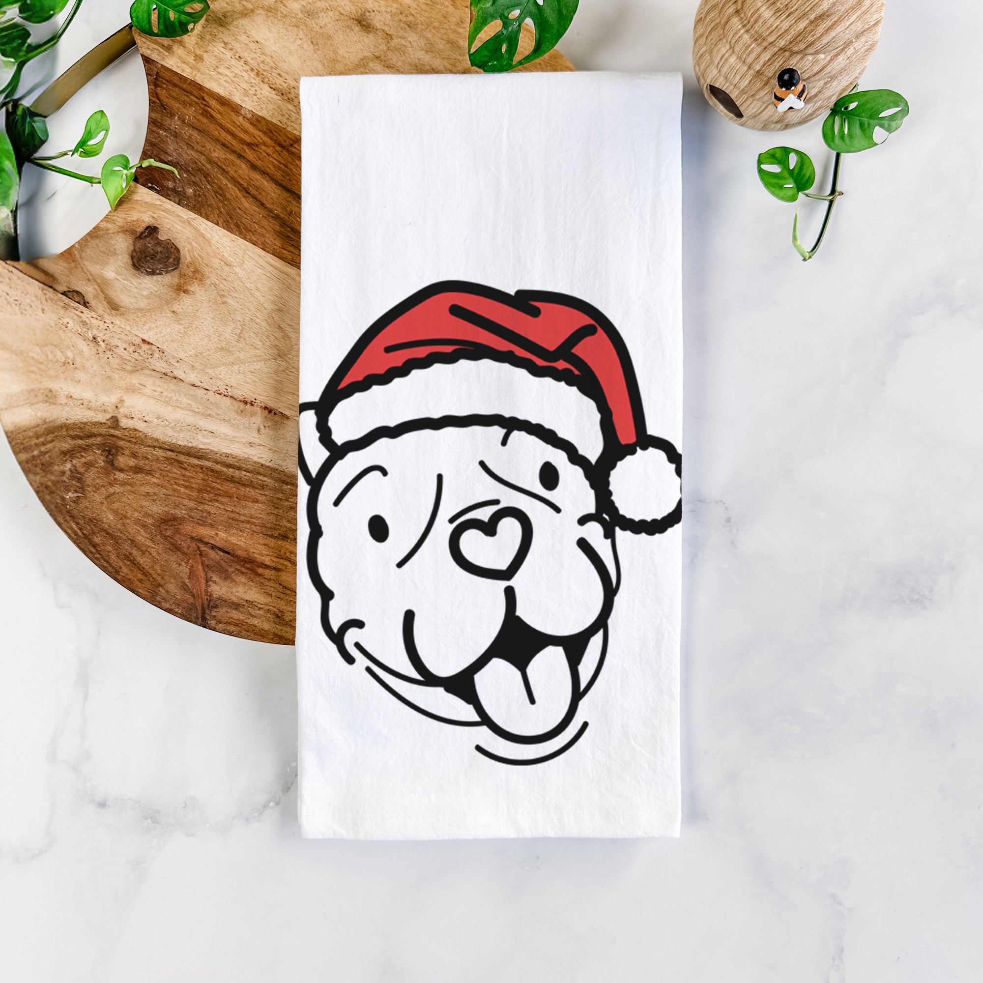 Jolly American Bulldog - Draco - Tea Towel