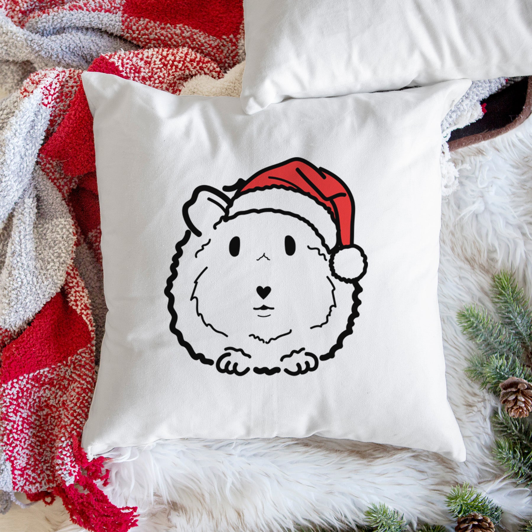 Love Always Guinea Pig - Duke -  Throw Pillow Cover