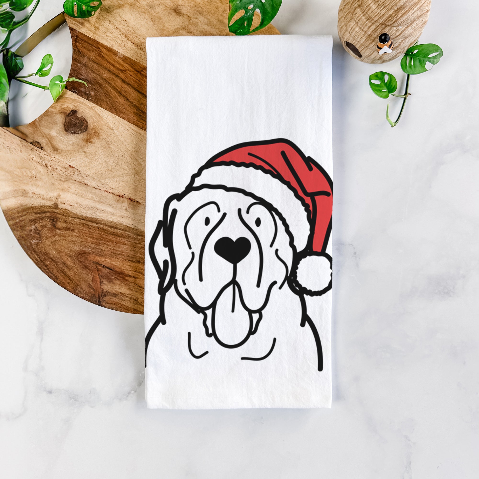 Jolly English Mastiff - Tea Towel