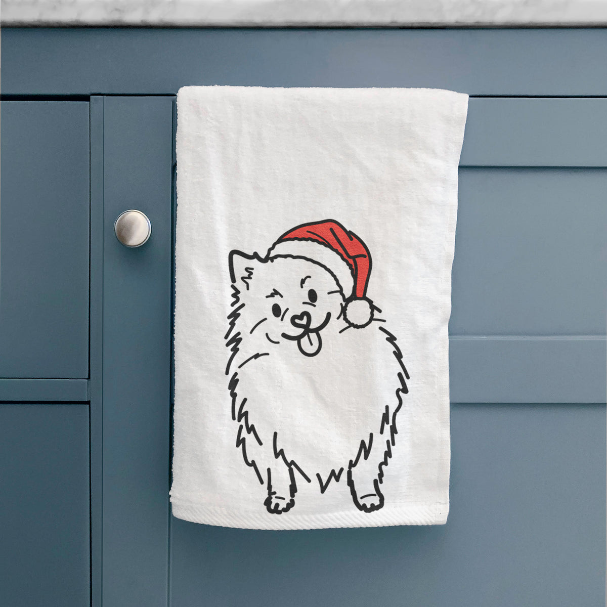 Jolly Pomeranian - Fern - Decorative Hand Towel