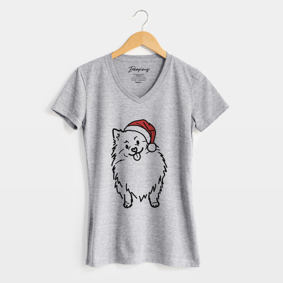 Jolly Pomeranian - Fern - Women's Perfect V-neck Shirt