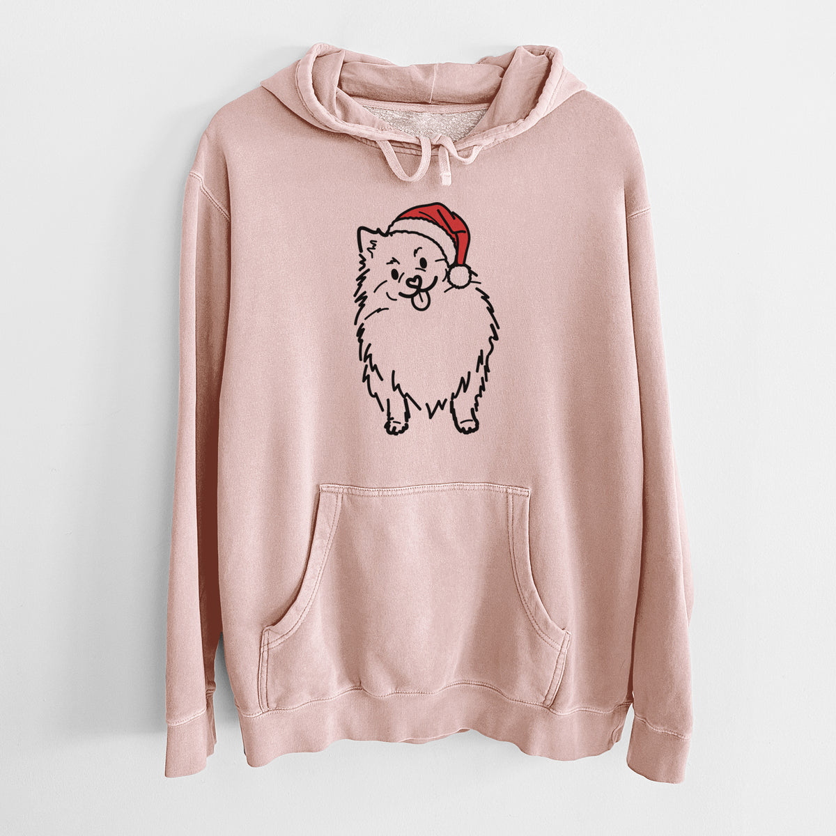 Jolly Pomeranian - Fern - Unisex Pigment Dyed Hoodie