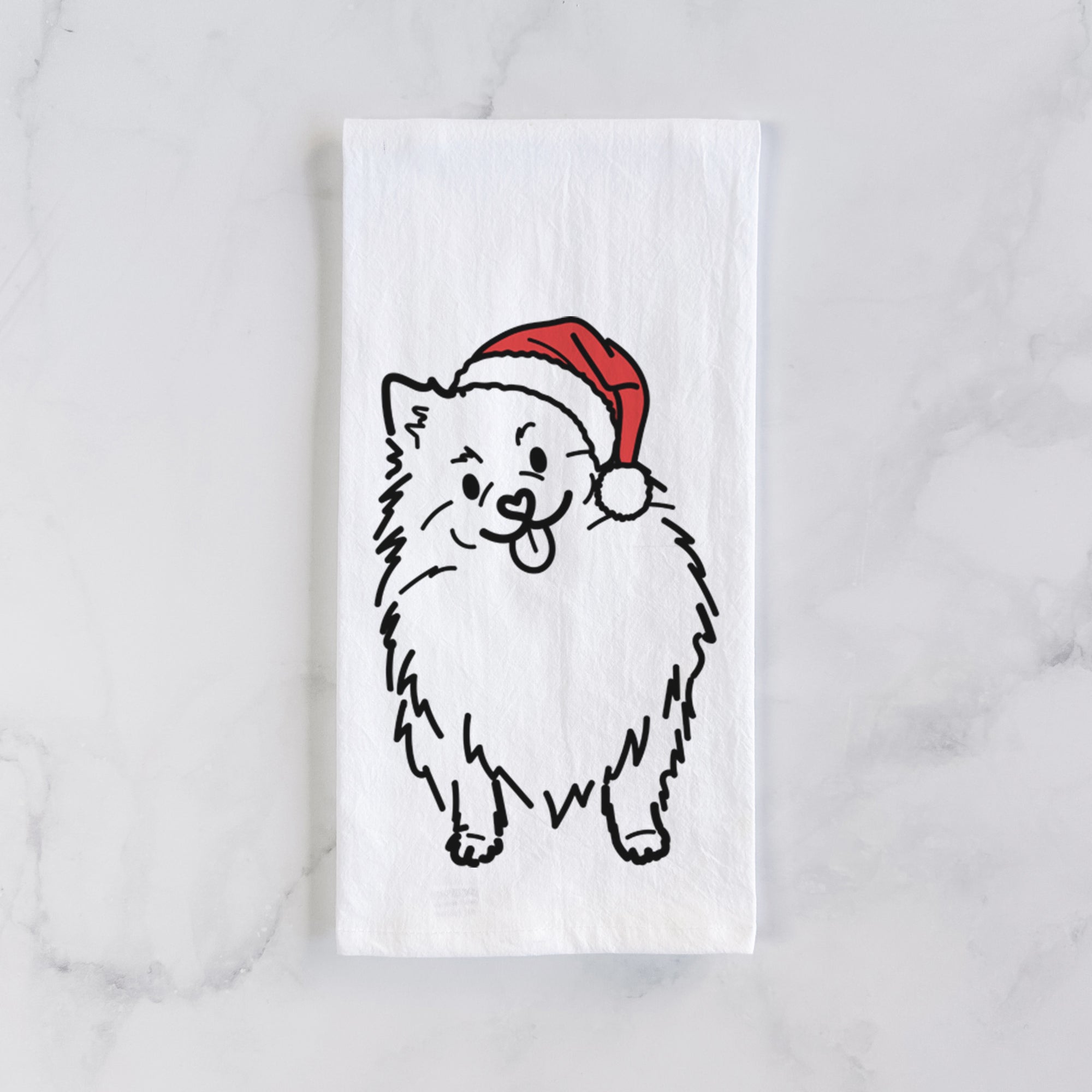 Jolly Pomeranian - Fern - Tea Towel