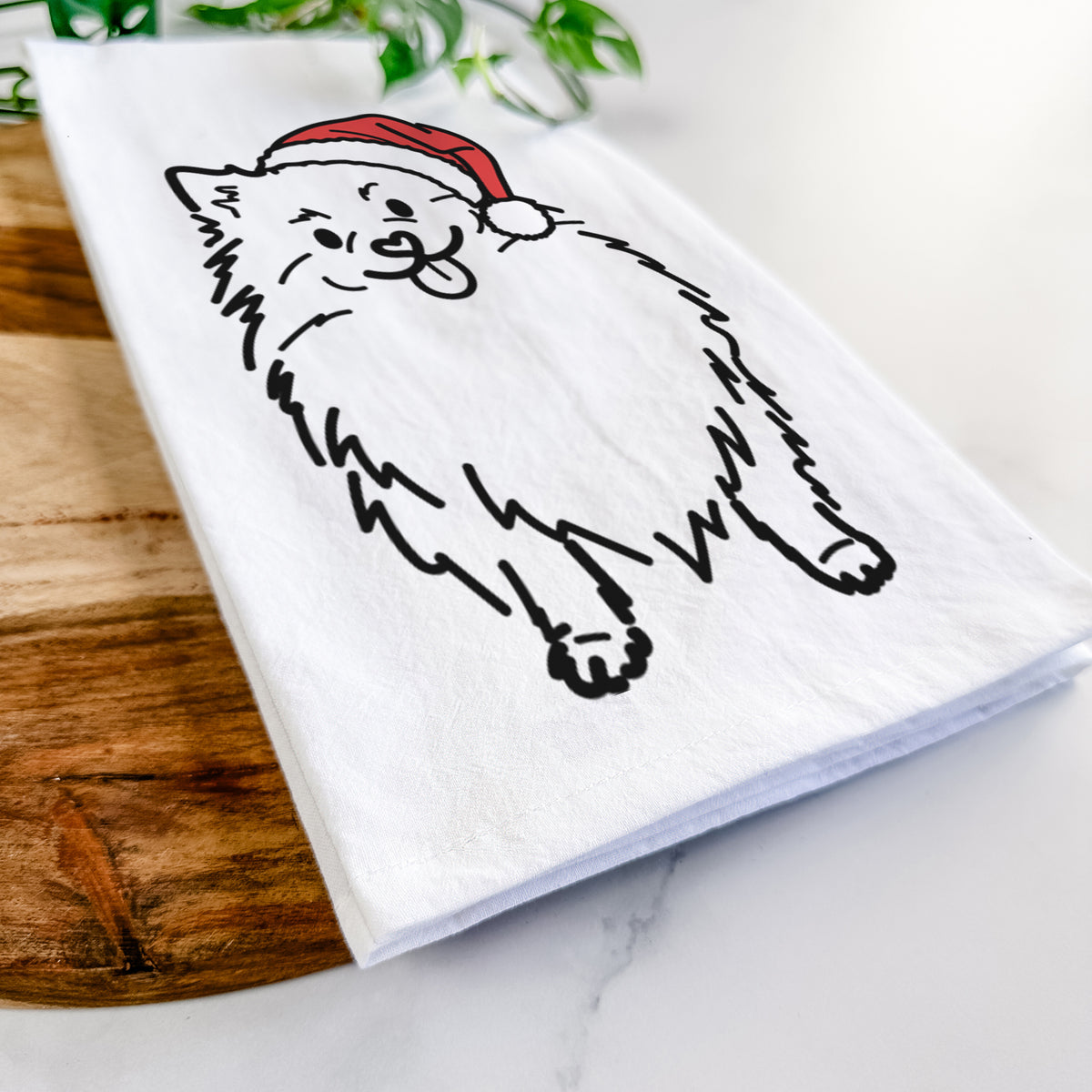 Jolly Pomeranian - Fern - Tea Towel