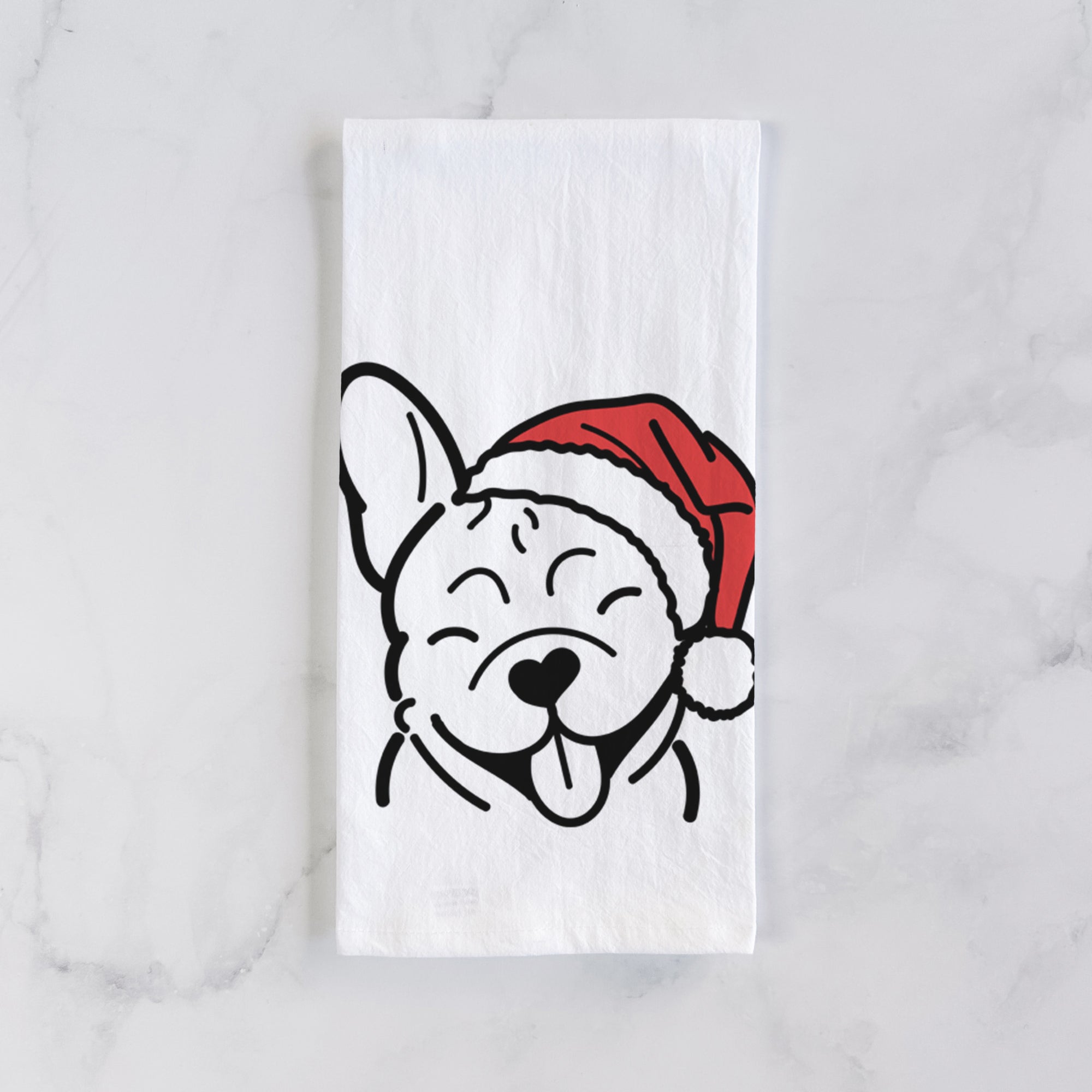 Jolly French Bulldog - Tea Towel