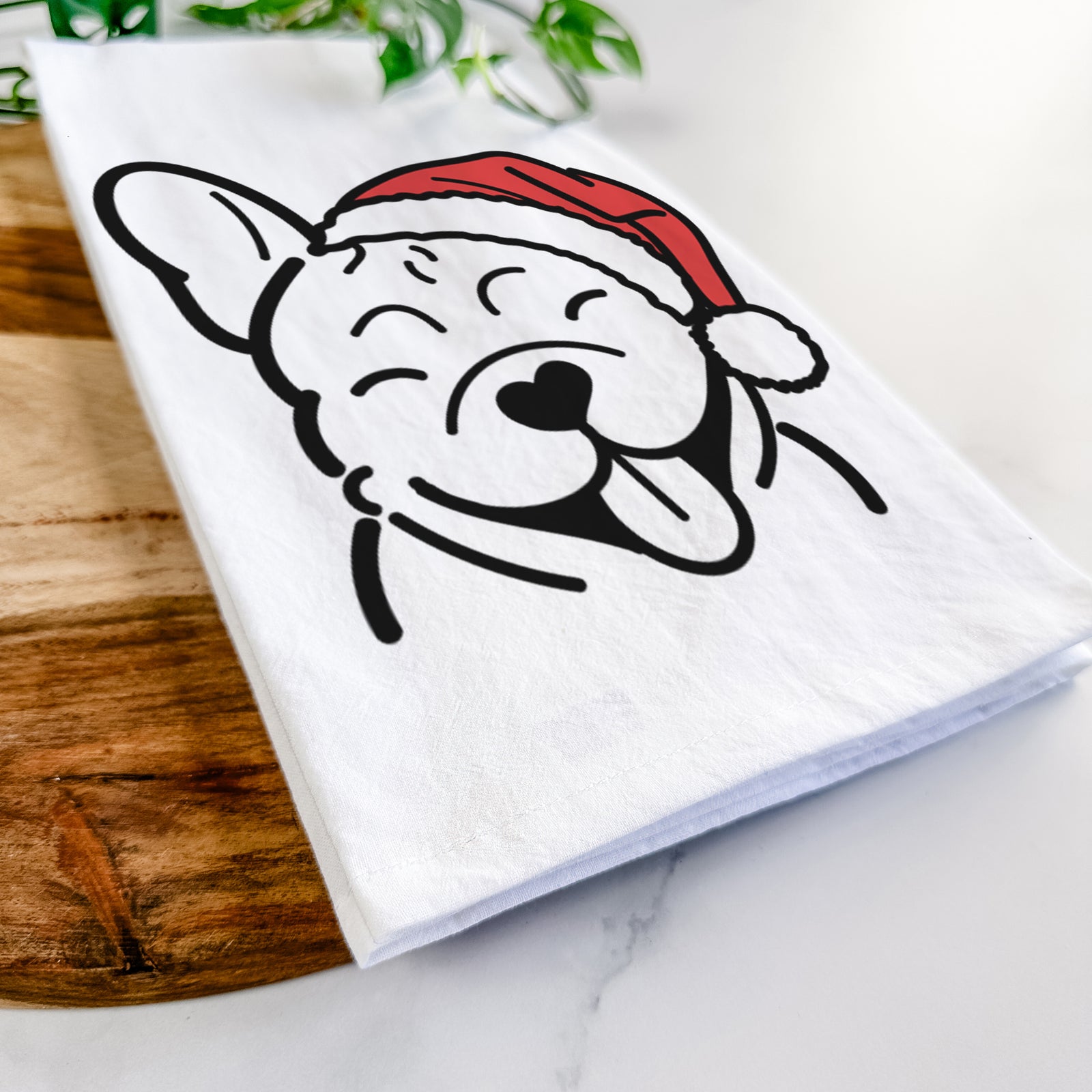 Jolly French Bulldog - Tea Towel