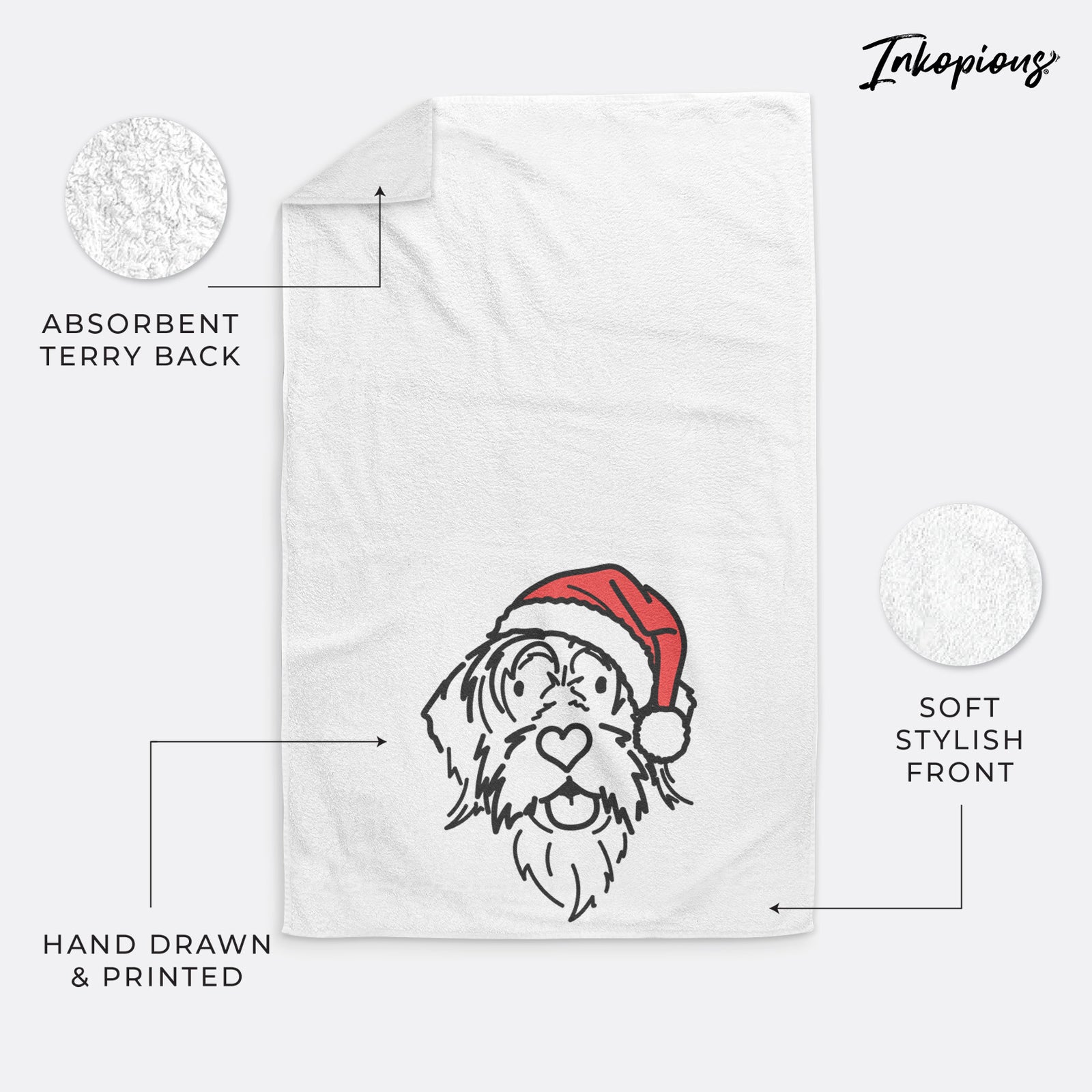 Jolly Wirehaird Pointing Griffon - Gary - Hand Towel