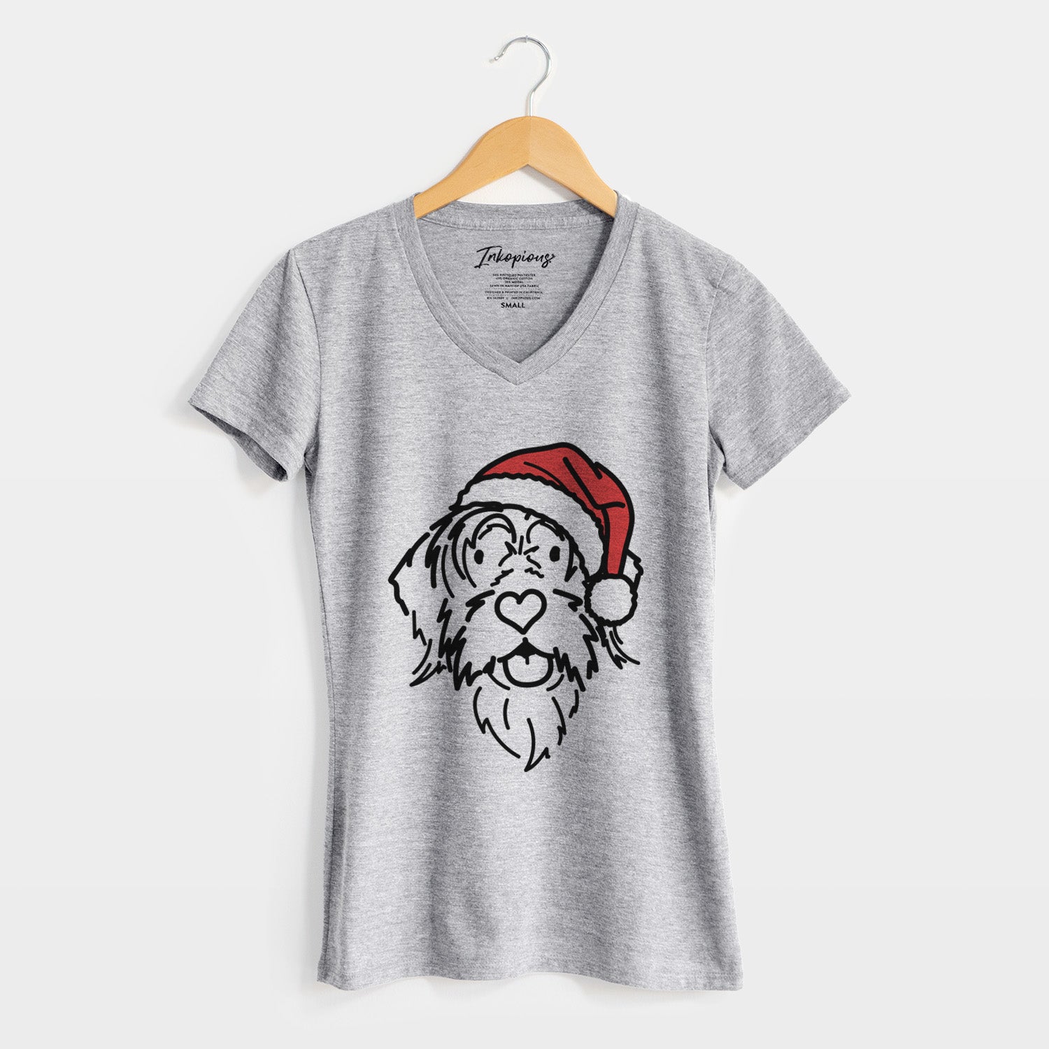 Jolly Wirehaird Pointing Griffon - Gary - Women's Perfect V-neck Shirt