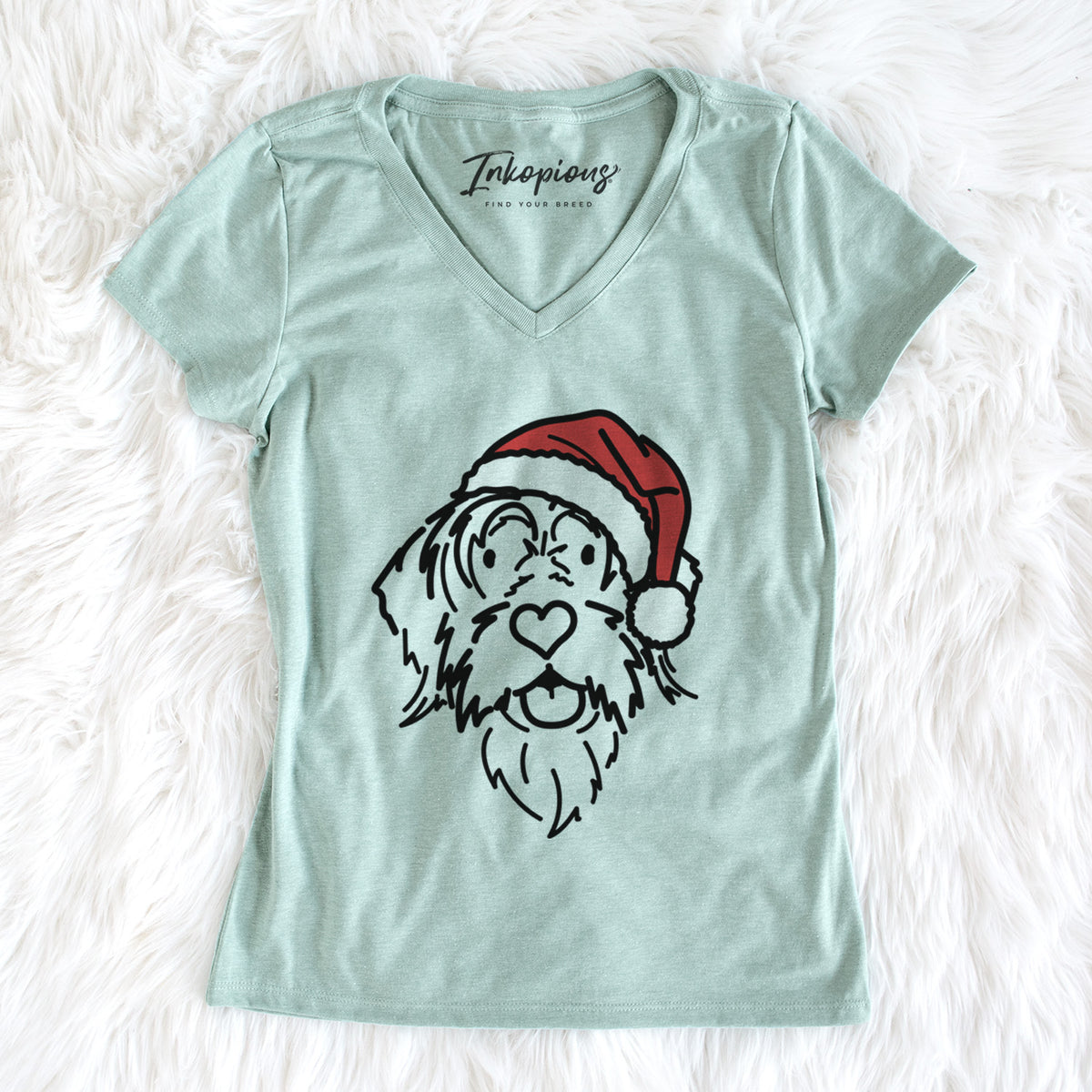 Jolly Wirehaird Pointing Griffon - Gary - Women's Perfect V-neck Shirt