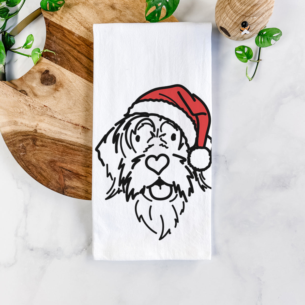 Jolly Wirehaird Pointing Griffon - Gary - Tea Towel