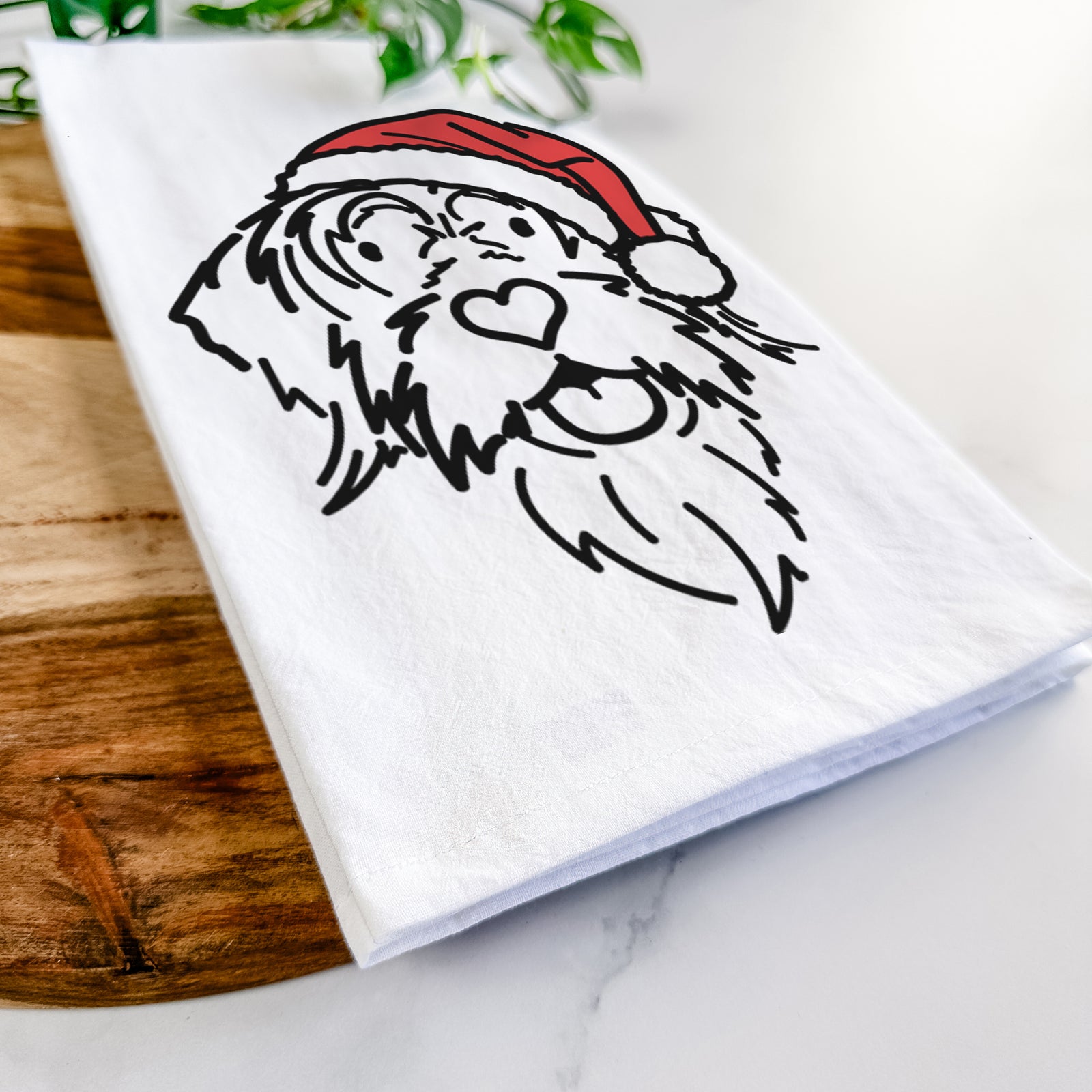 Jolly Wirehaird Pointing Griffon - Gary - Tea Towel