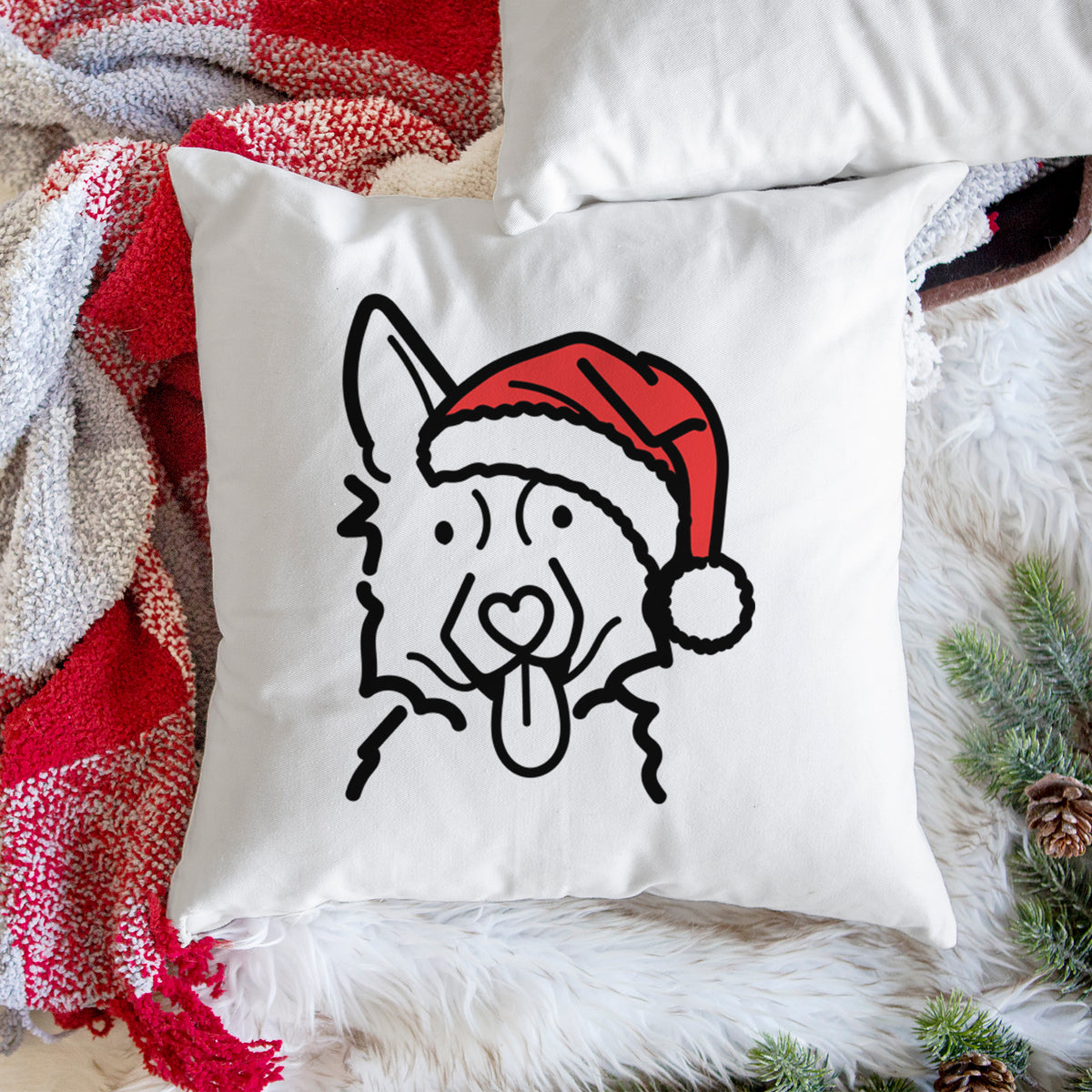 Love Always German Shepherd - Throw Pillow Cover