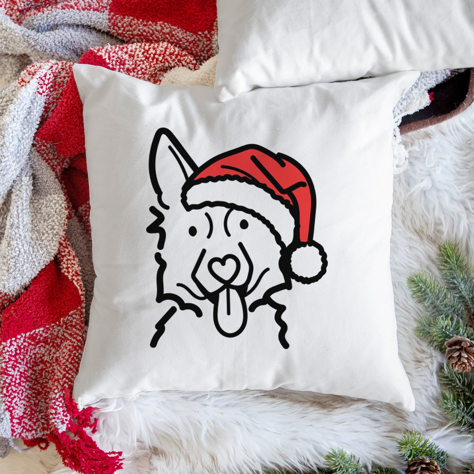 Love Always German Shepherd - Throw Pillow Cover