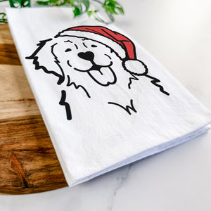 Jolly Golden Retriever - Tea Towel