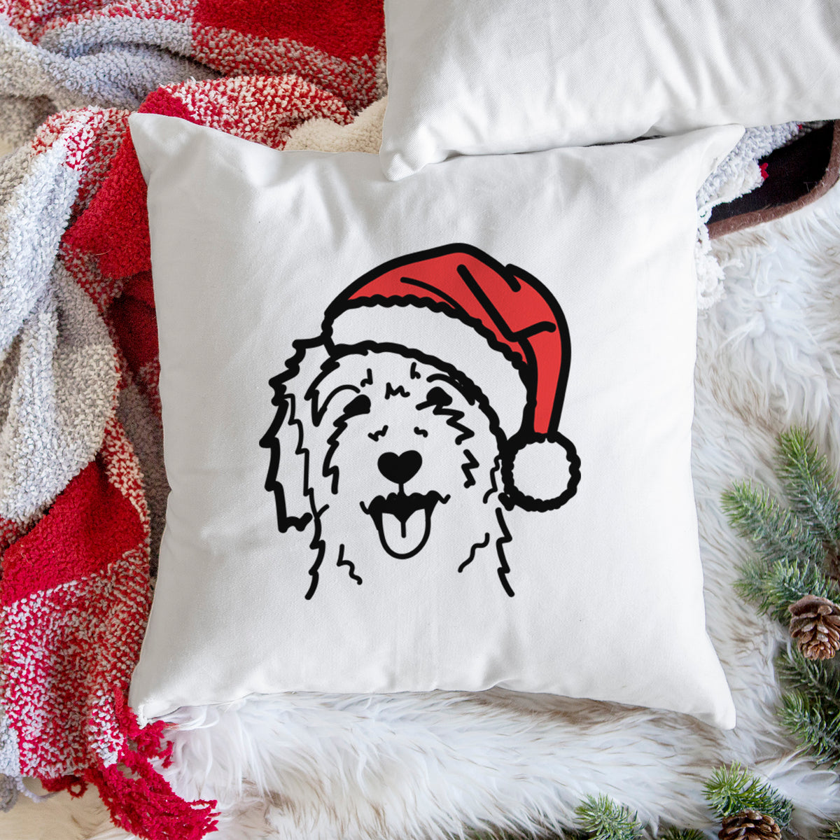 Love Always Goldendoodle - Throw Pillow Cover