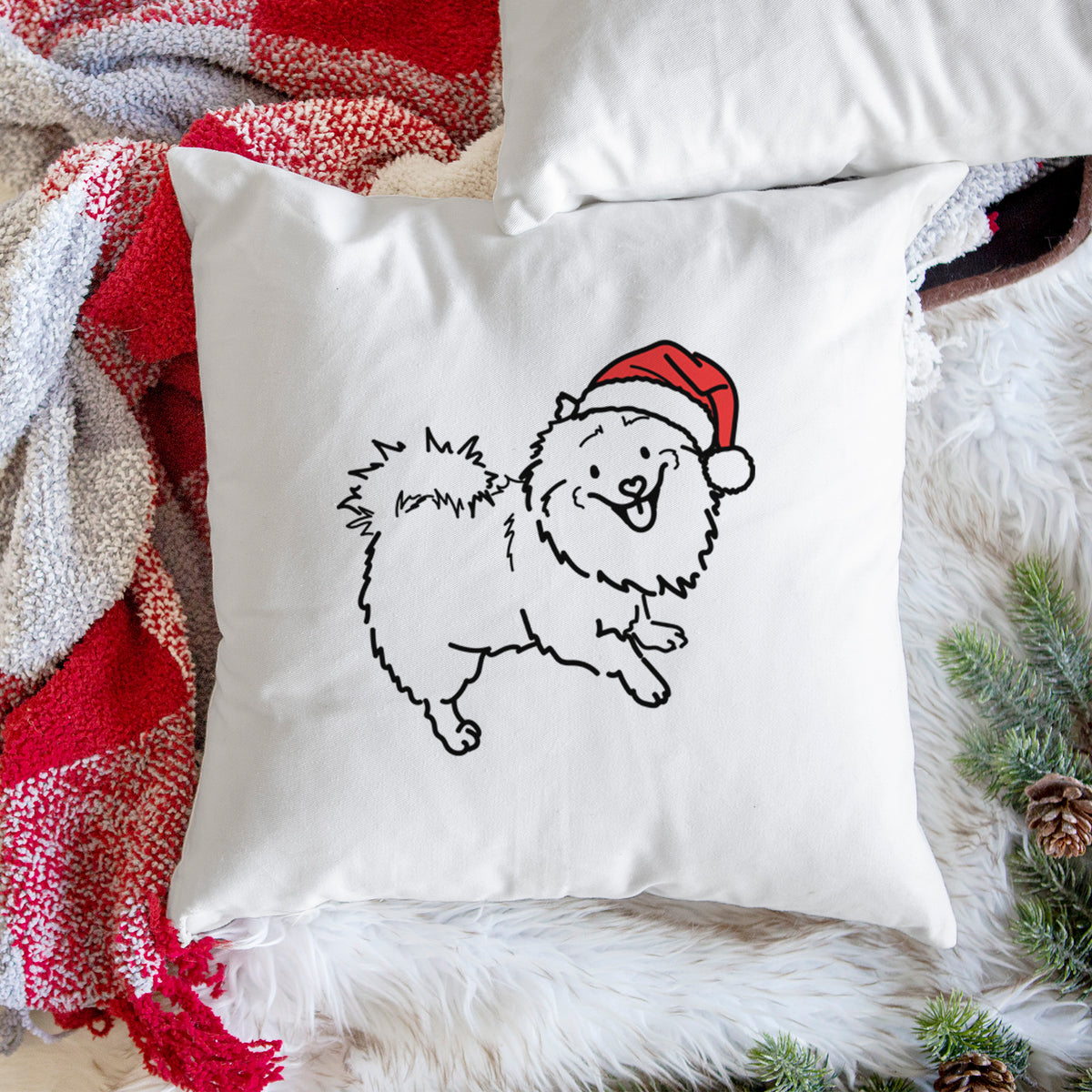 Love Always Pomeranian Mix - Goldie -  Throw Pillow Cover