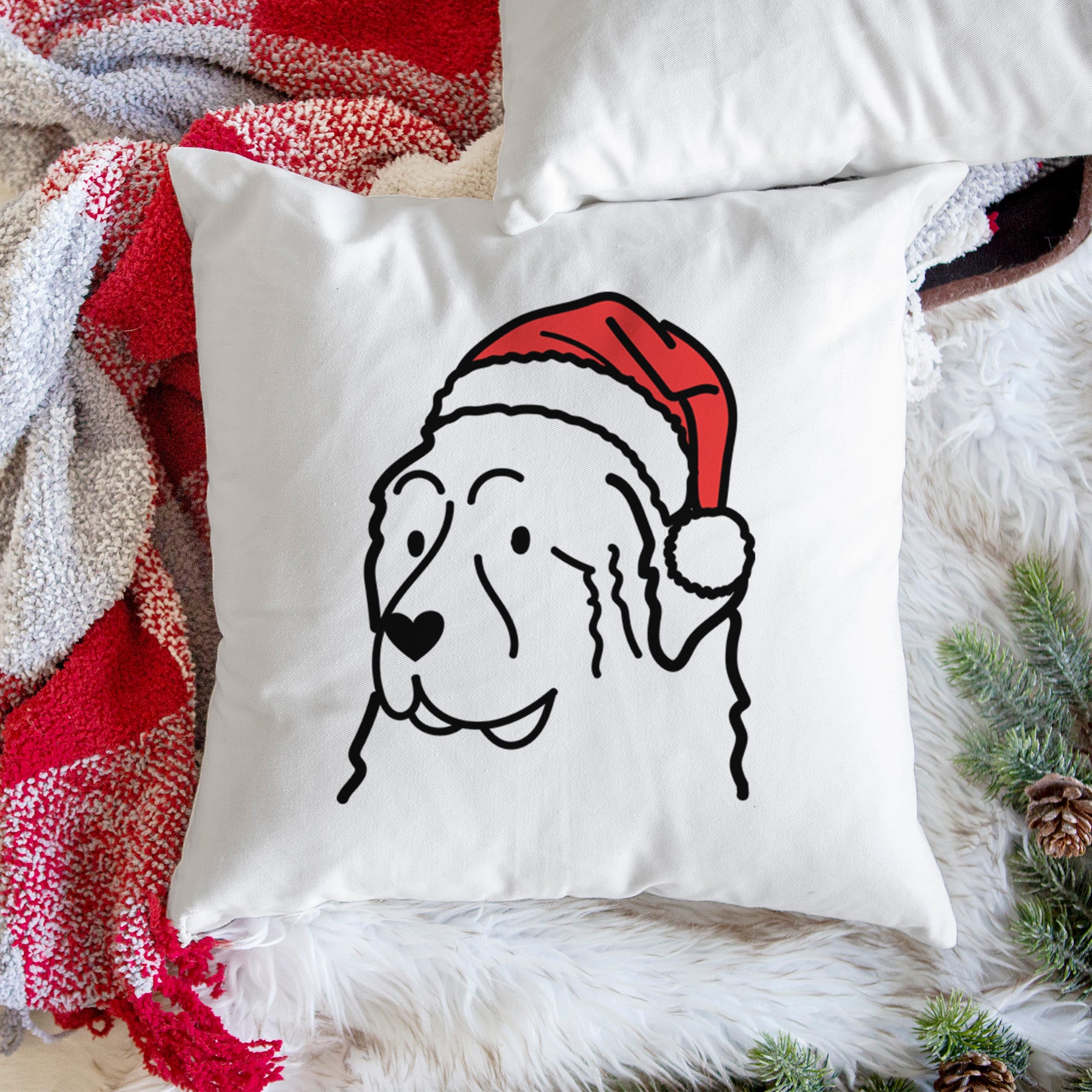 Love Always Great Pyrenees - Throw Pillow Cover