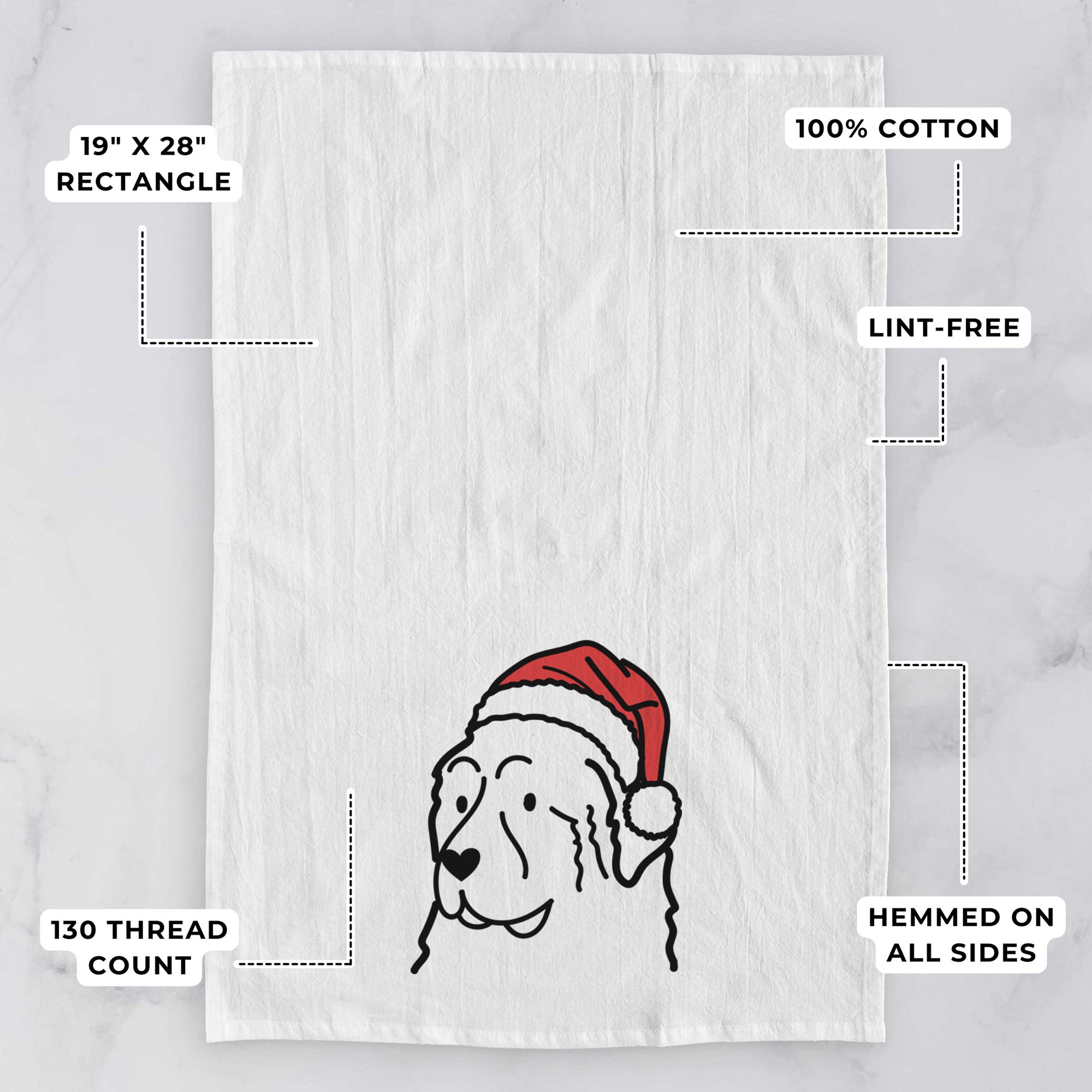 Jolly Great Pyrenees - Tea Towel