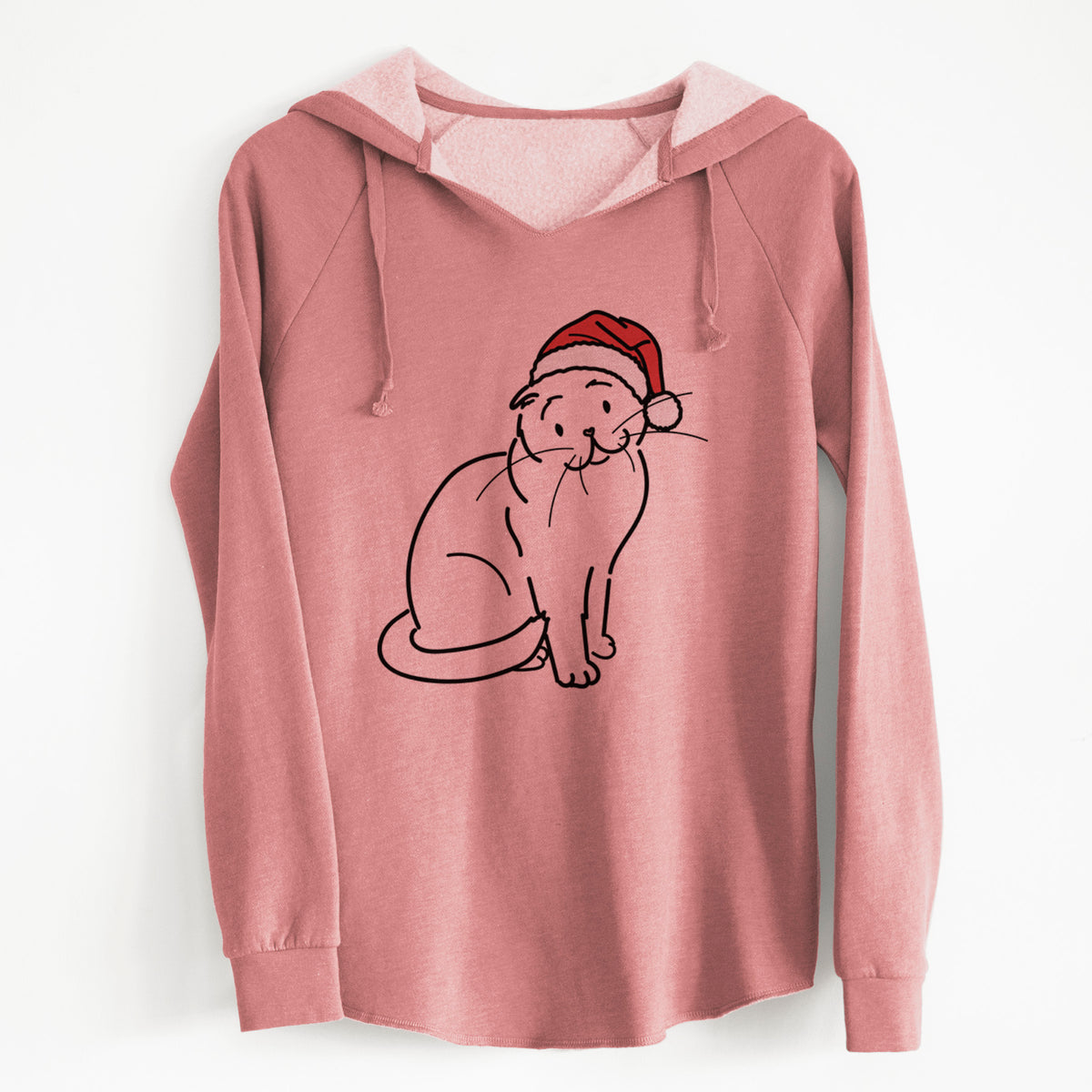 Jolly Scottish Fold Cat - Hank - Cali Wave Hooded Sweatshirt