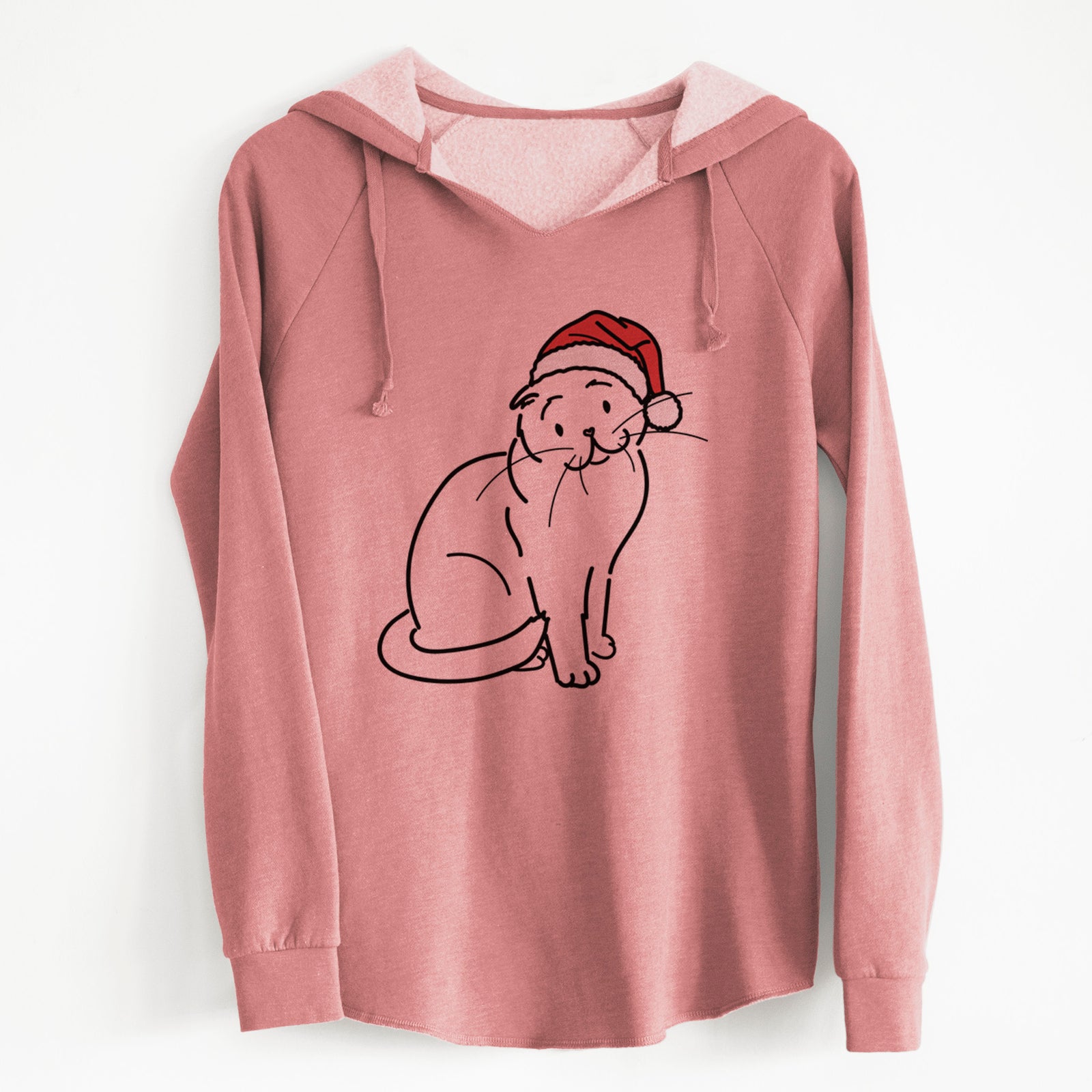 Jolly Scottish Fold Cat - Hank - Cali Wave Hooded Sweatshirt