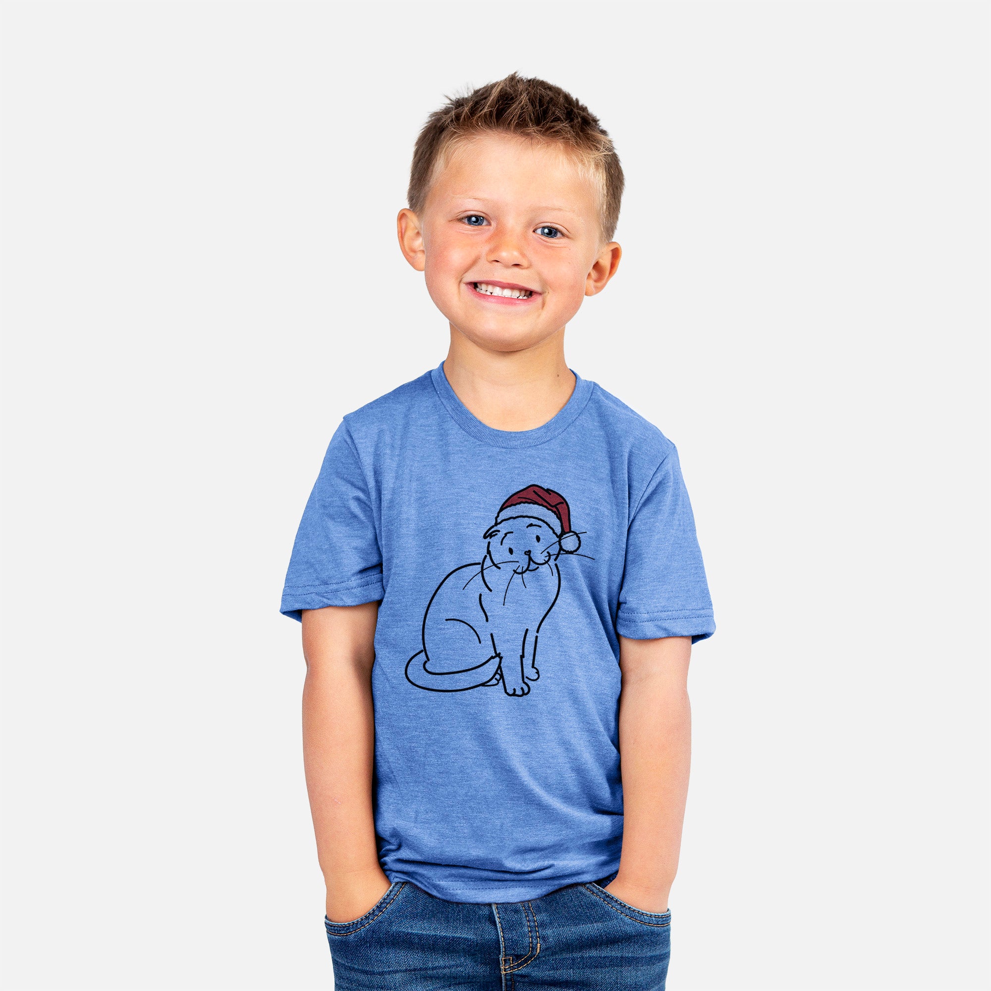 Jolly Scottish Fold Cat - Hank - Kids/Youth/Toddler Shirt