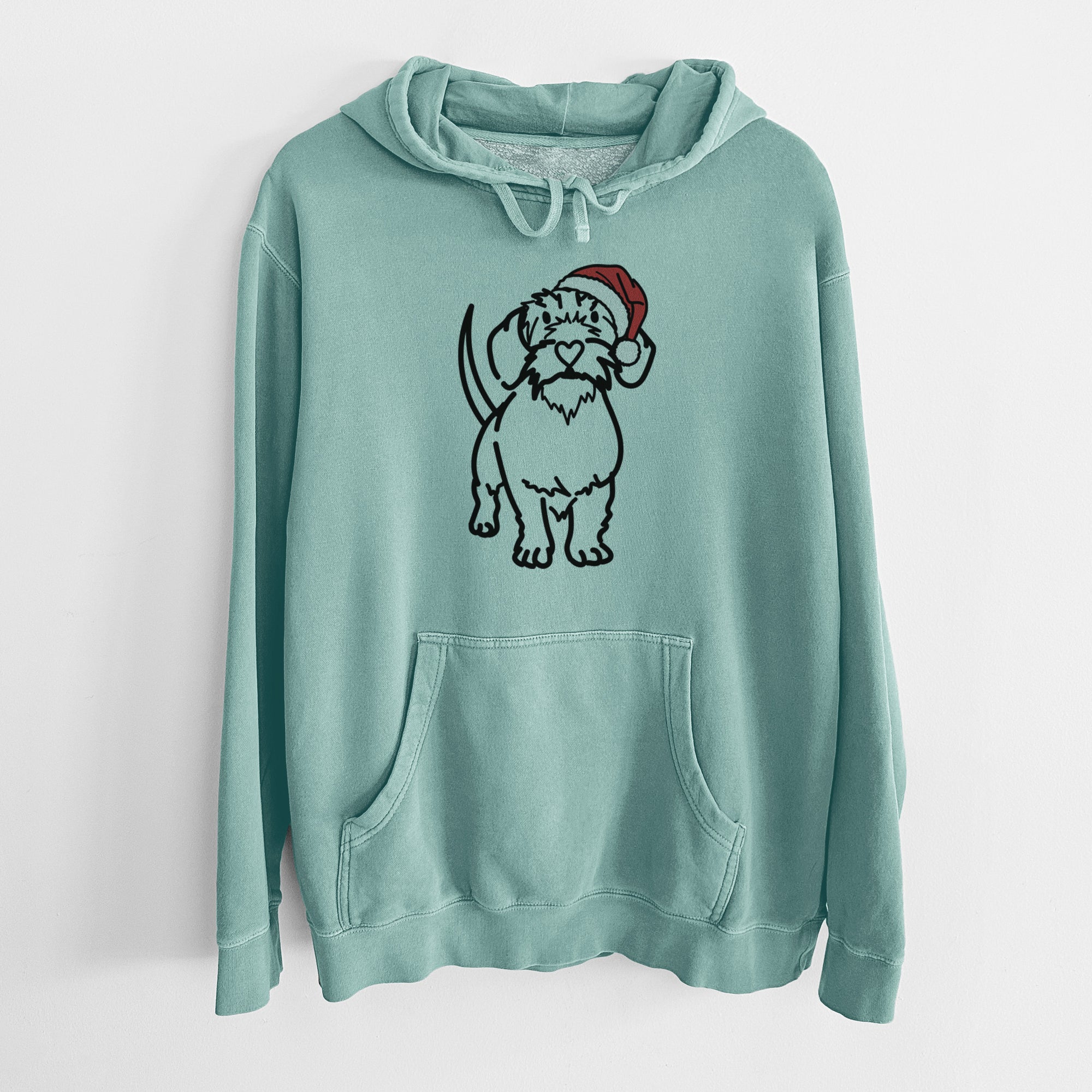 Jolly Wire Dachshund - Henry - Unisex Pigment Dyed Hoodie