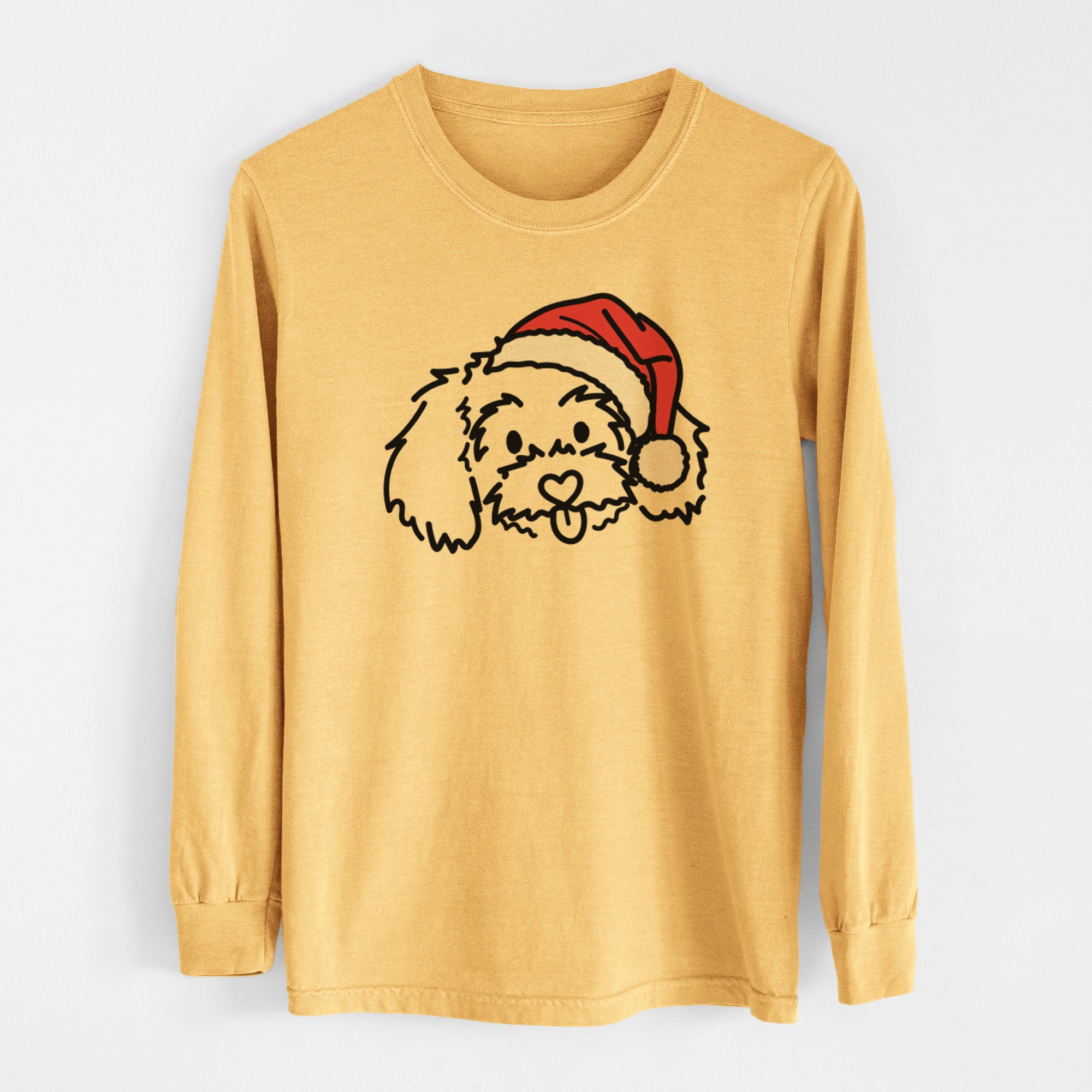 Jolly Maltipoo - Holly - Heavyweight 100% Cotton Long Sleeve