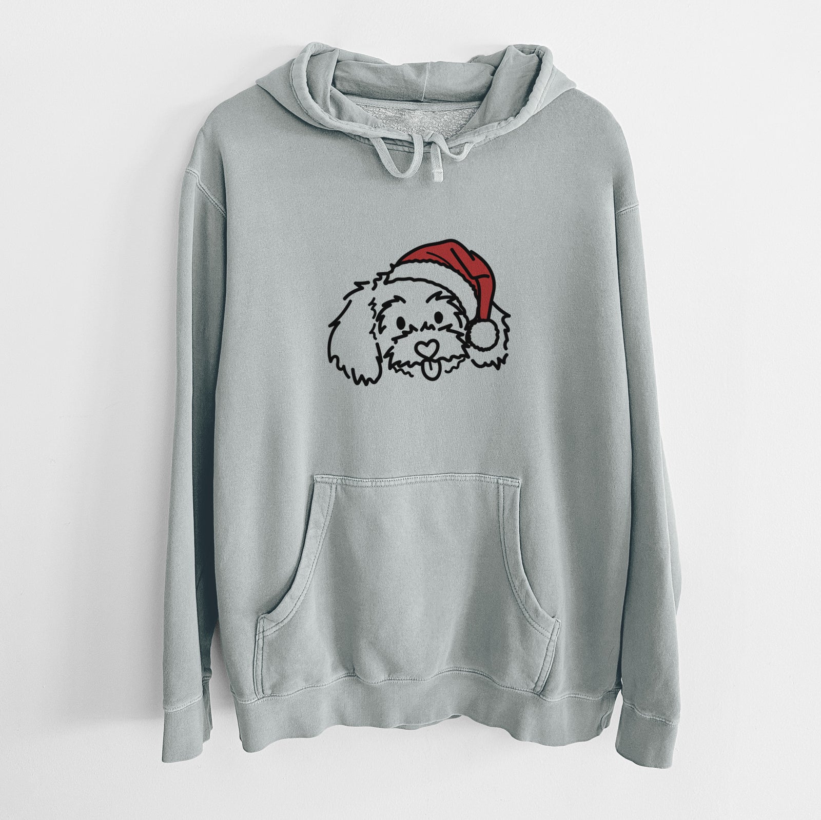 Jolly Maltipoo - Holly - Unisex Pigment Dyed Hoodie