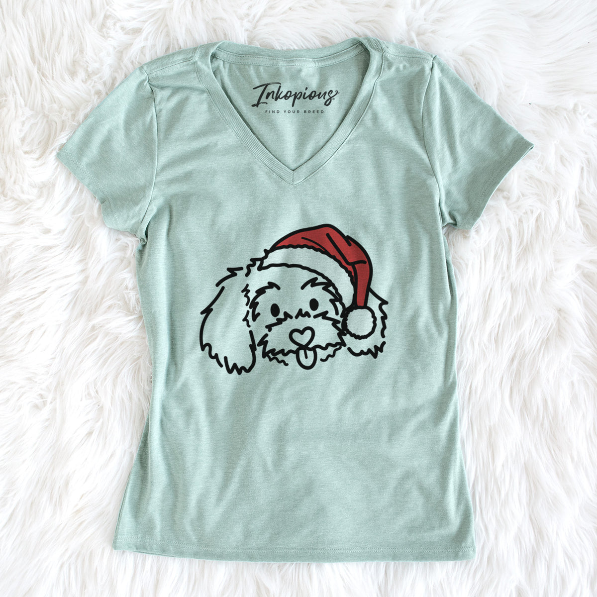 Jolly Maltipoo - Holly - Women&#39;s Perfect V-neck Shirt