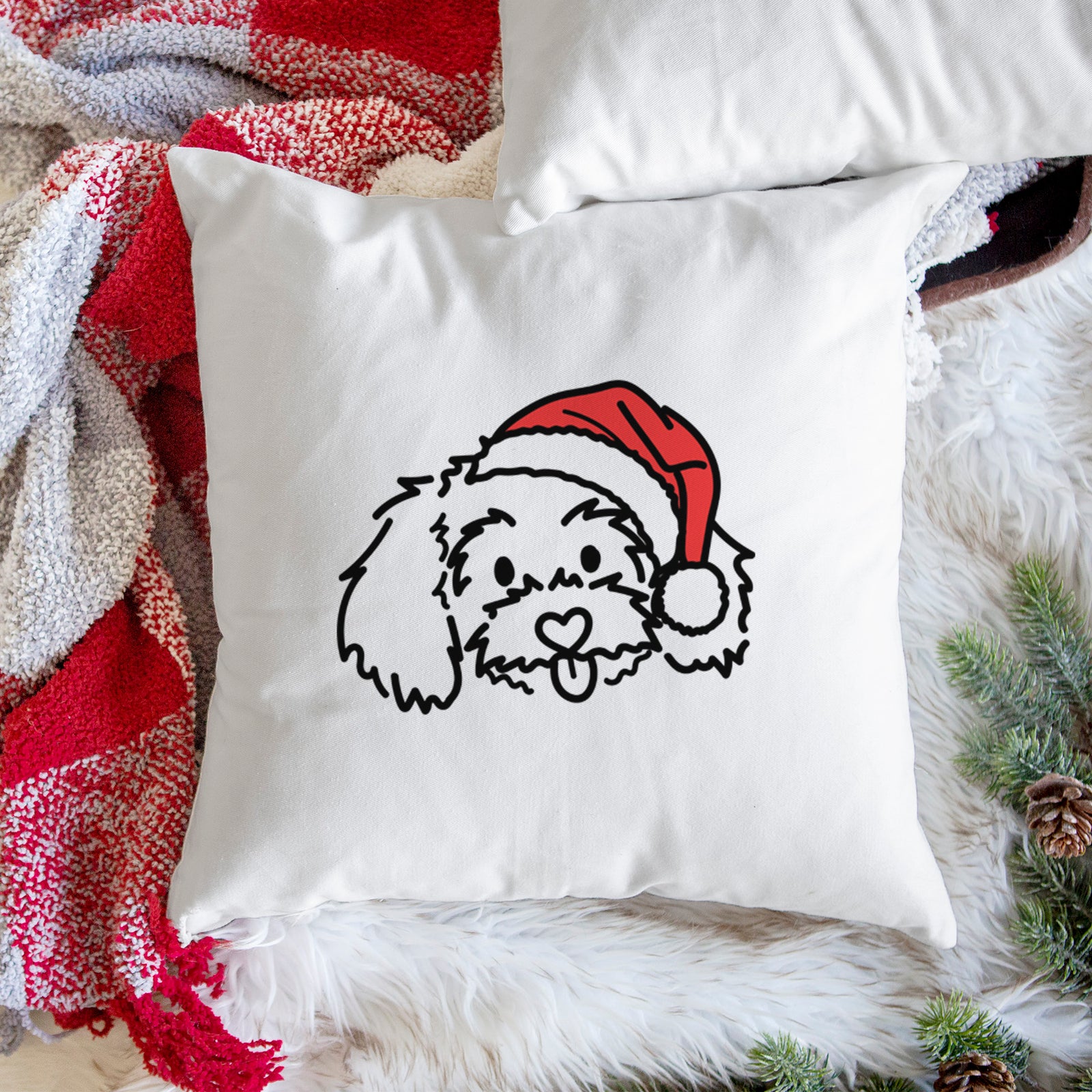 Love Always Maltipoo - Holly -  Throw Pillow Cover