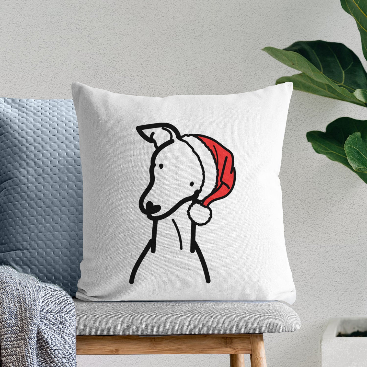 Love Always Italian Greyhound - Throw Pillow Cover