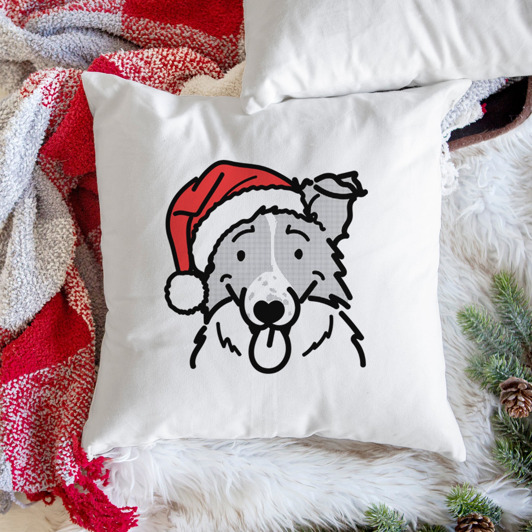 Love Always Border Collie - Jam -  Throw Pillow Cover