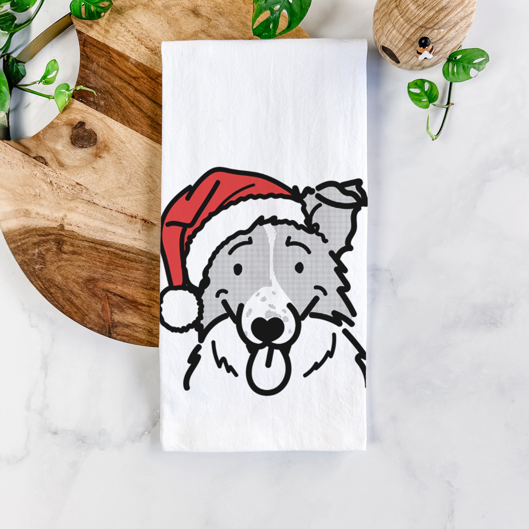 Jolly Border Collie - Jam - Tea Towel