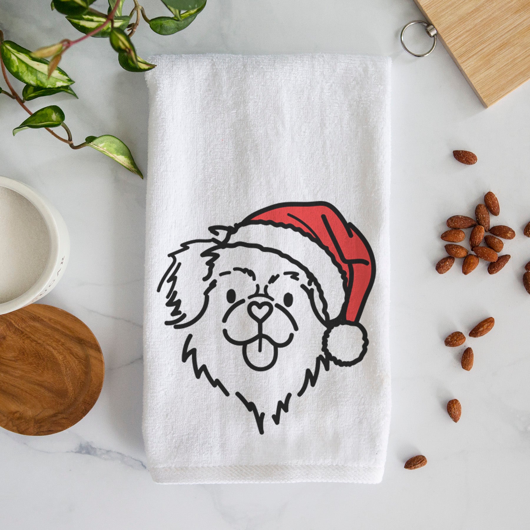 Jolly Tibetan Spaniel - Jiji - Decorative Hand Towel