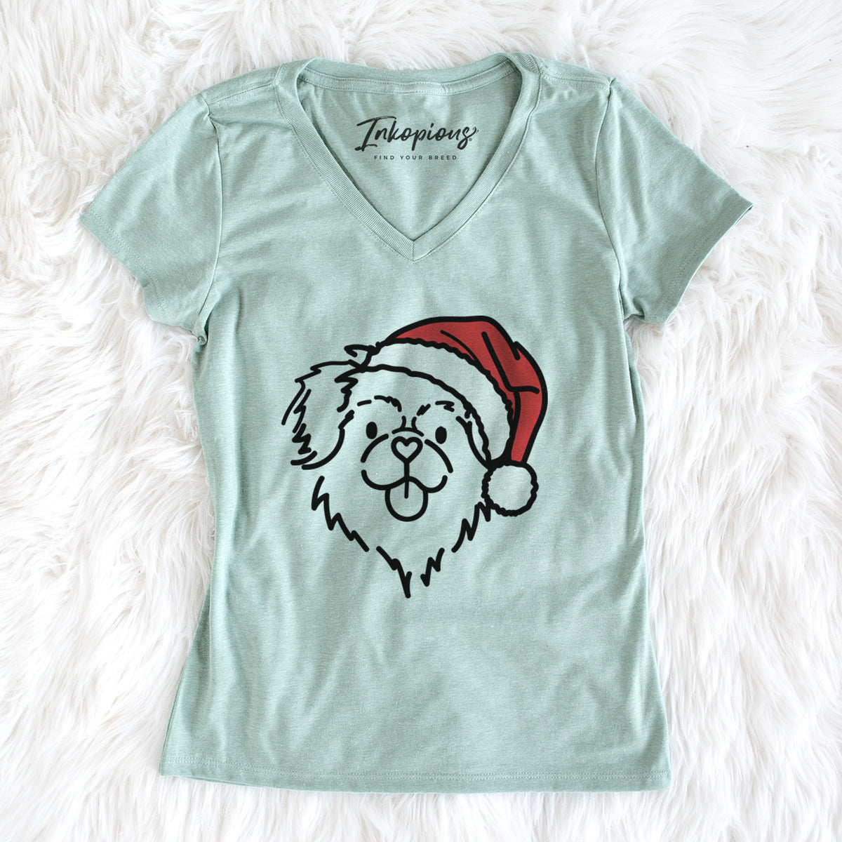 Jolly Tibetan Spaniel - Jiji - Women's Perfect V-neck Shirt
