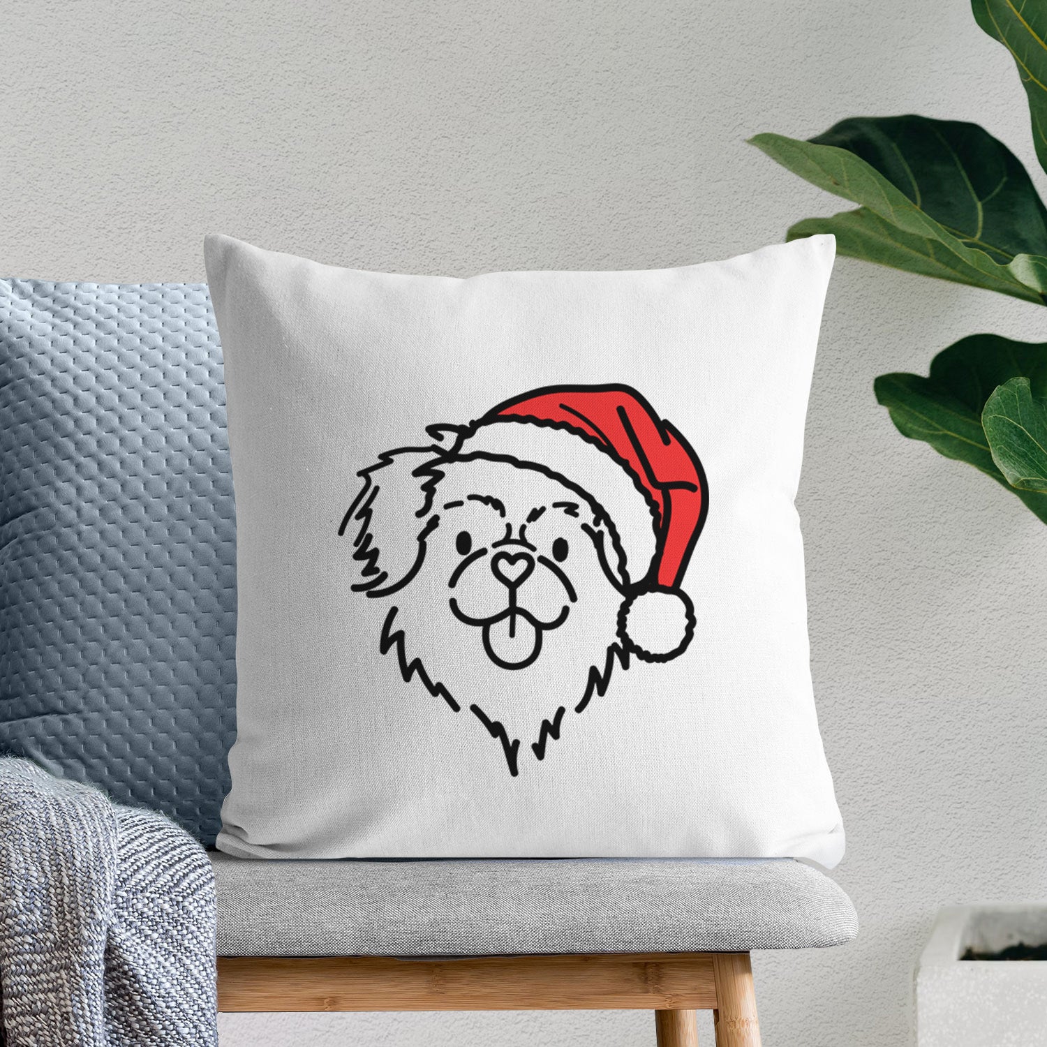 Love Always Tibetan Spaniel - Jiji -  Throw Pillow Cover