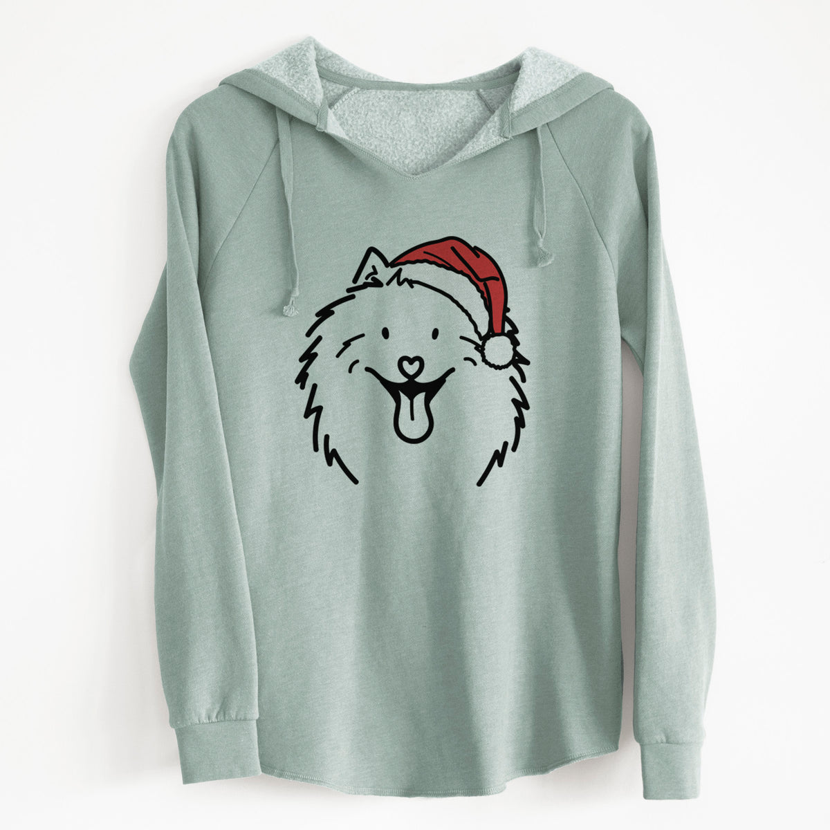 Jolly Samoyed - Johnny - Cali Wave Hooded Sweatshirt
