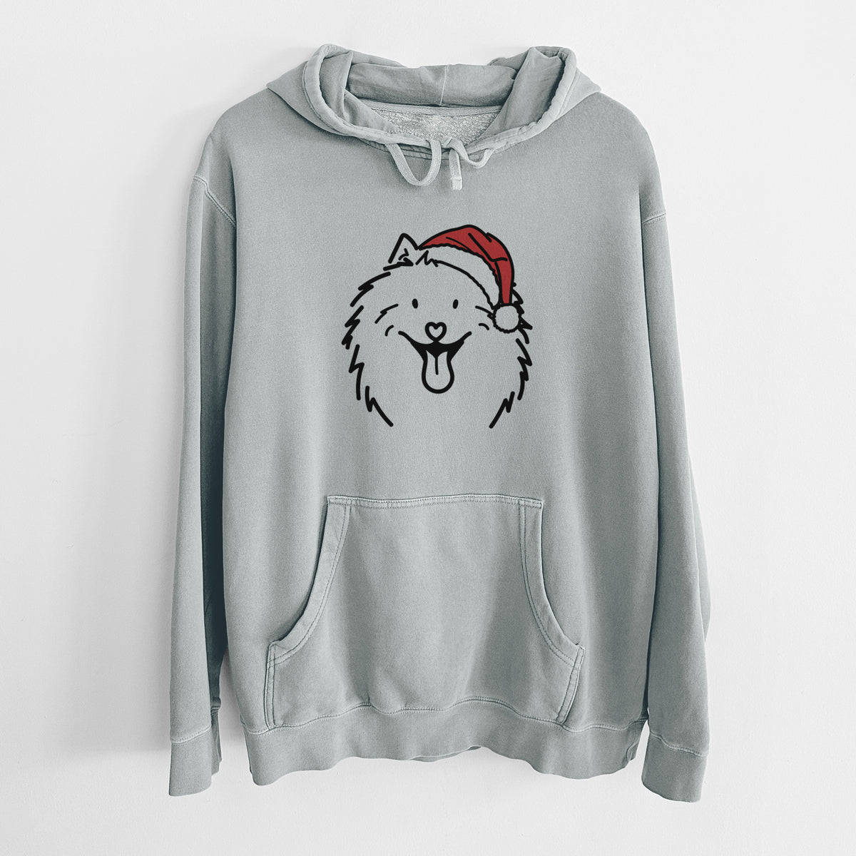 Jolly Samoyed - Johnny - Unisex Pigment Dyed Hoodie