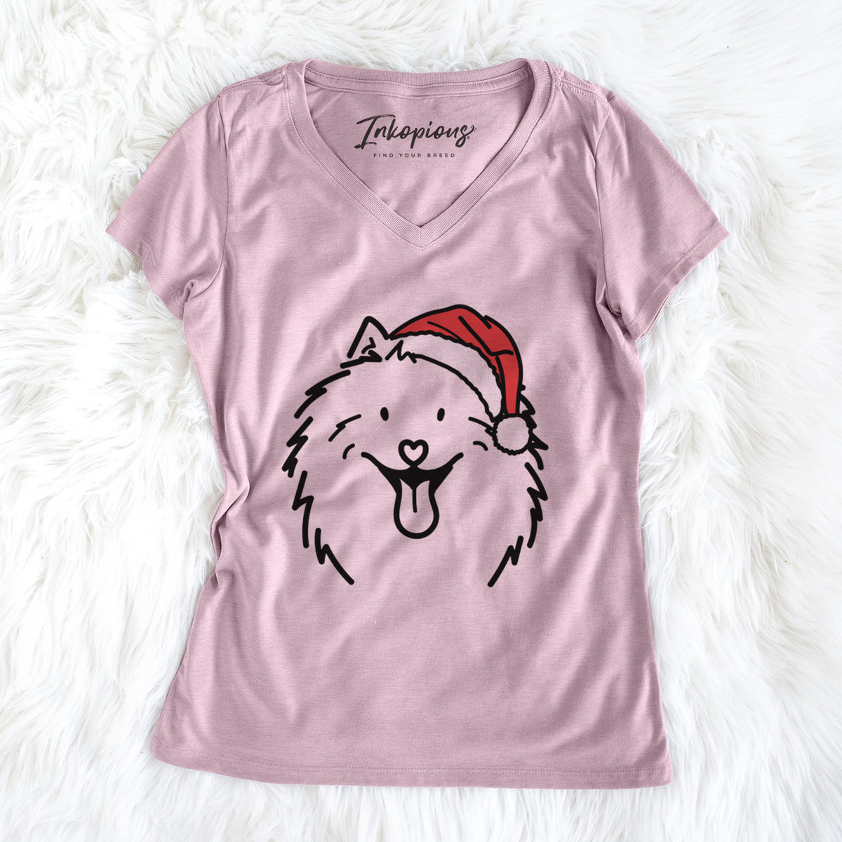 Jolly Samoyed - Johnny - Women's Perfect V-neck Shirt