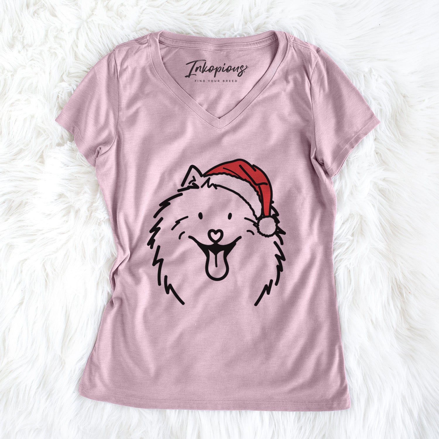 Jolly Samoyed - Johnny - Women's Perfect V-neck Shirt