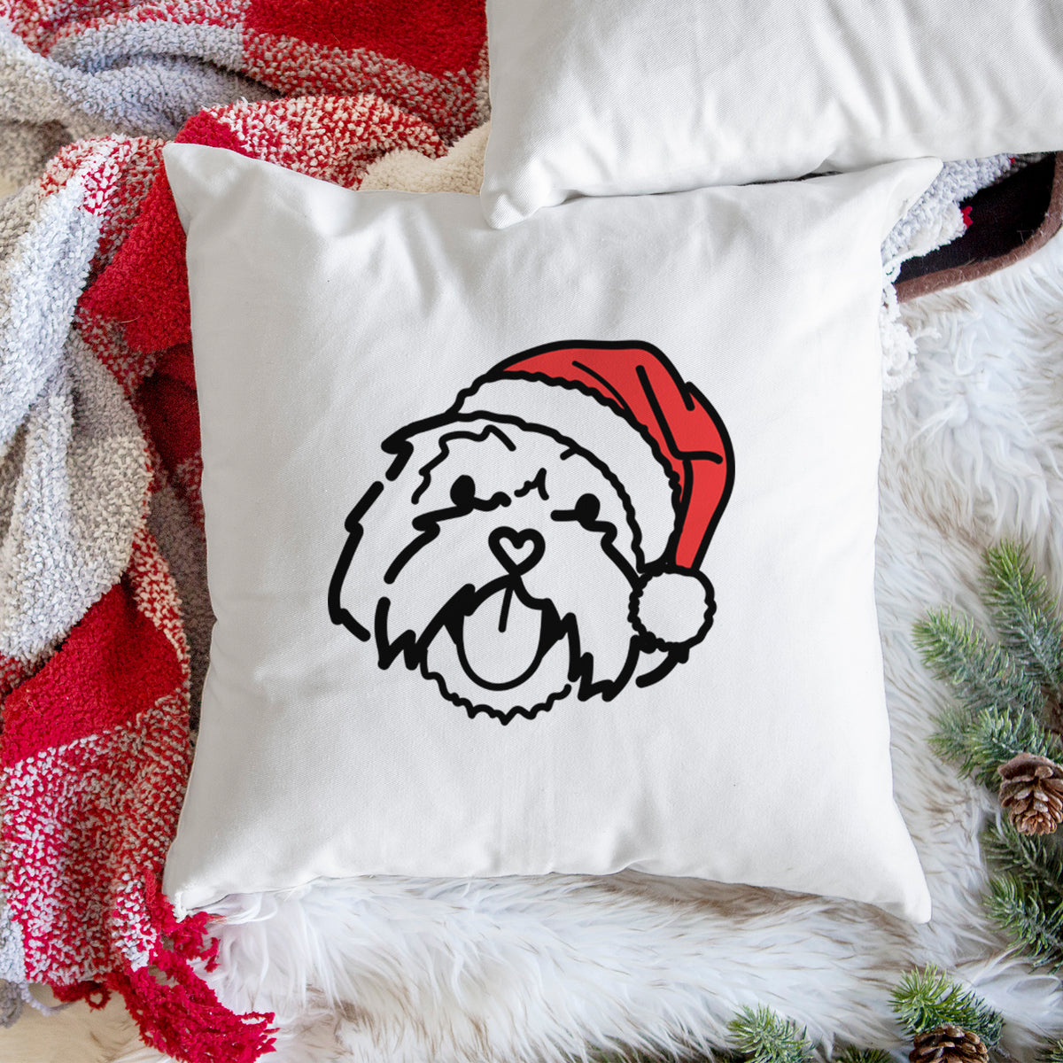 Love Always Lhasa Apso - Keia -  Throw Pillow Cover