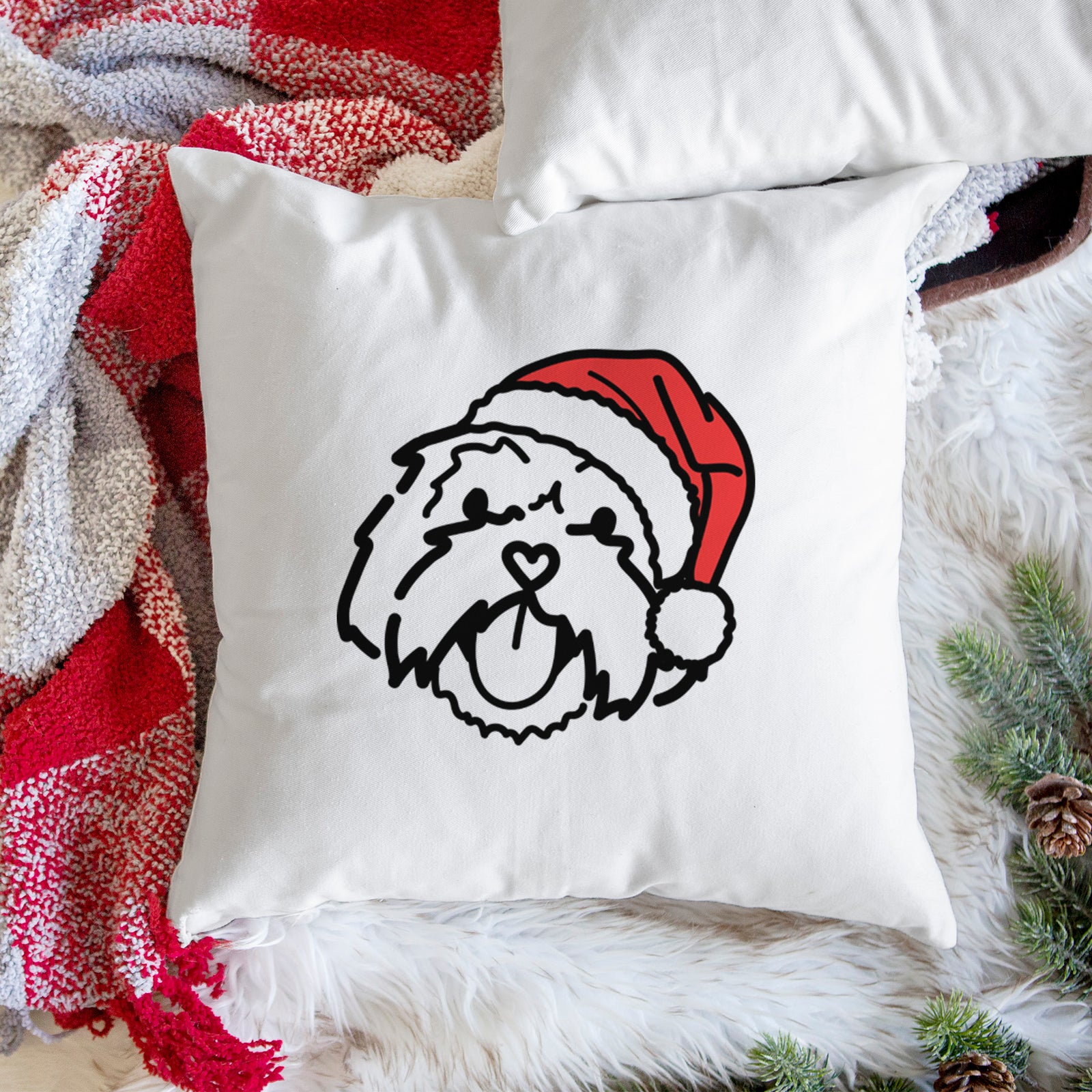 Love Always Lhasa Apso - Keia -  Throw Pillow Cover